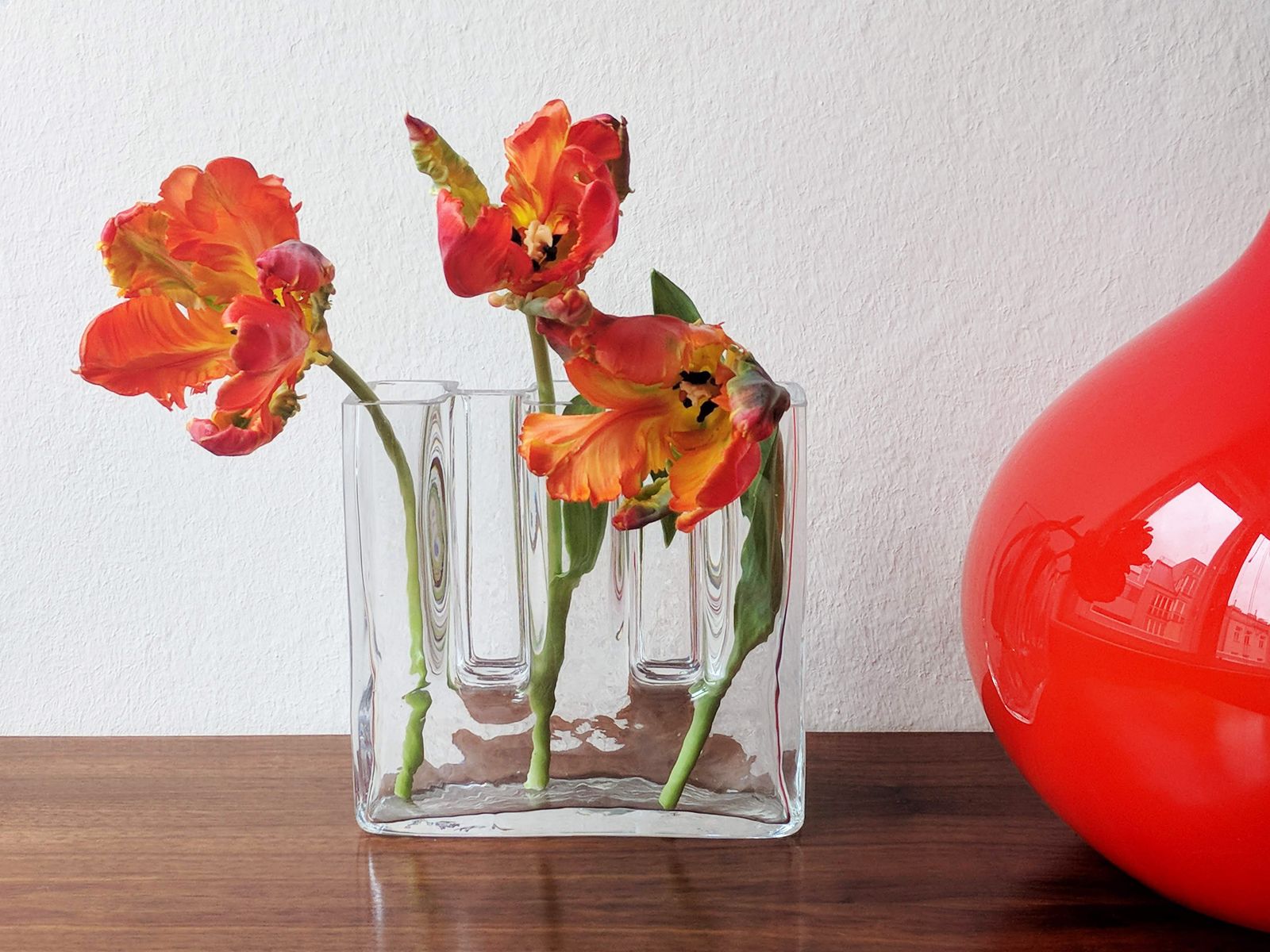 Sculptural Crystal Glass Vases By Josef Riedel For Riedel Glass, Austria, 1970s, Set Of 2 photo buy