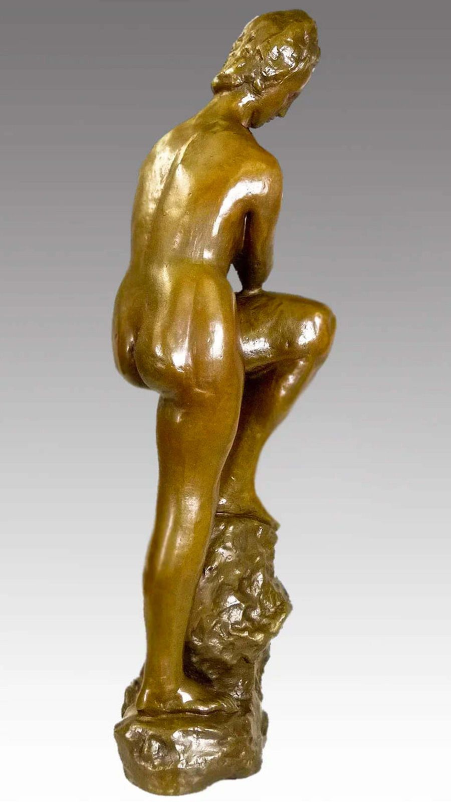 Bronze Sculpture, Nude Woman, 20th Century photo Art