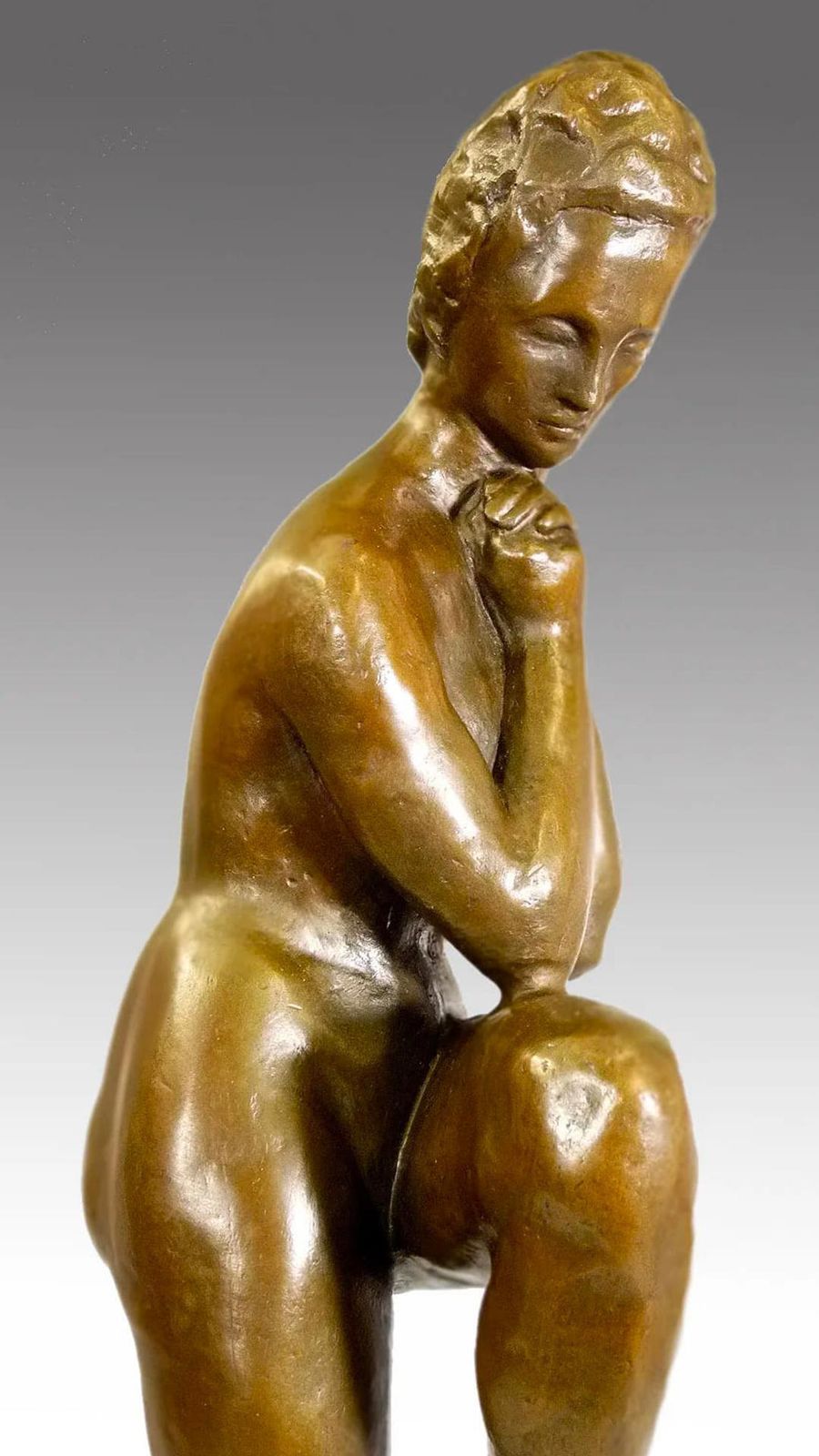 Bronze Sculpture, Nude Woman, 20th Century photo 2660.0