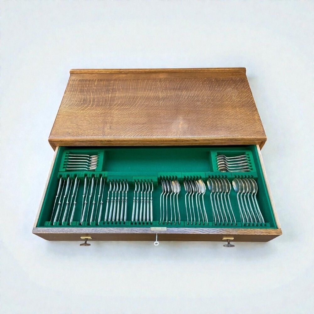 Art Deco 158 Piece Canteen Of Cutlery photo Home Decor
