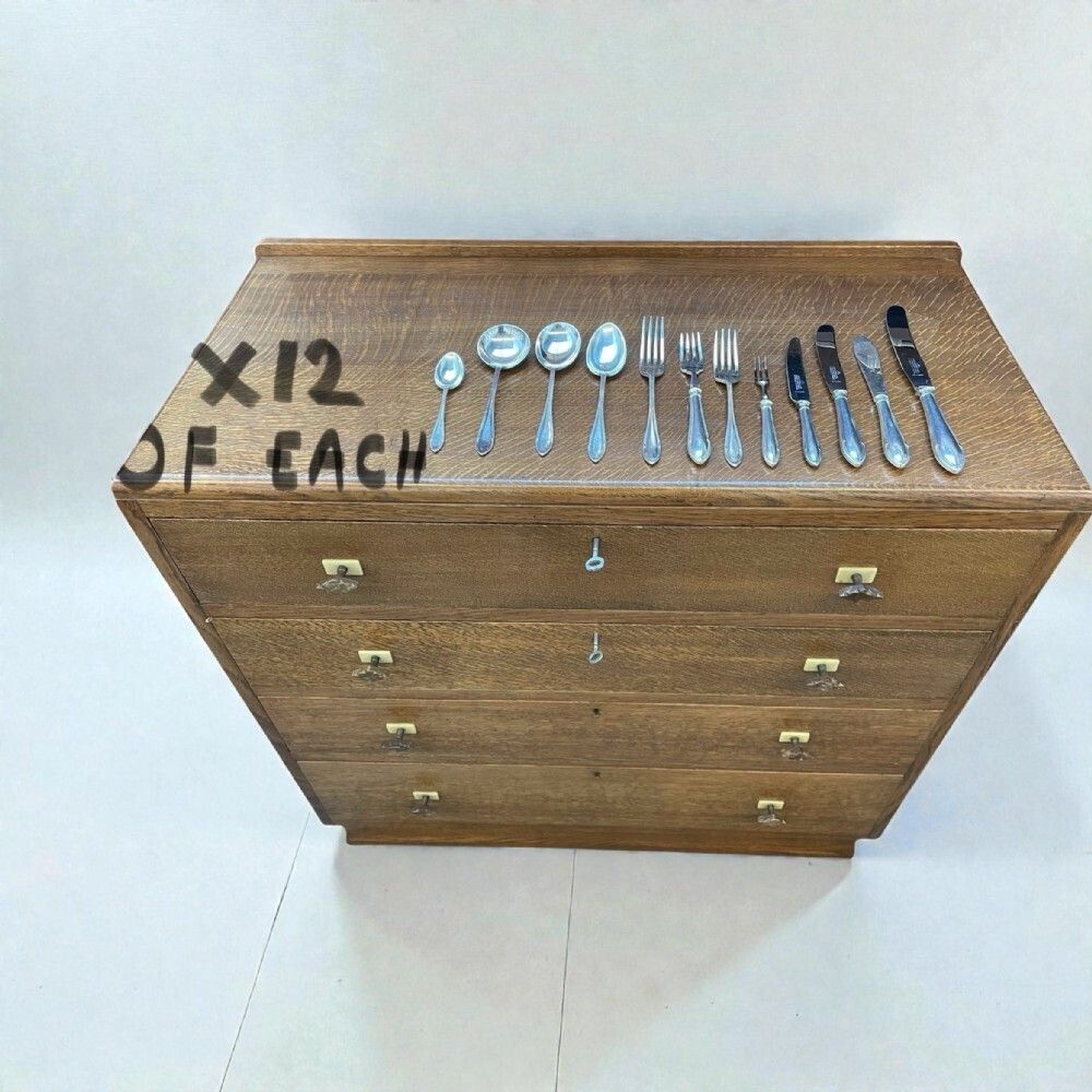 Art Deco 158 Piece Canteen Of Cutlery photo buy