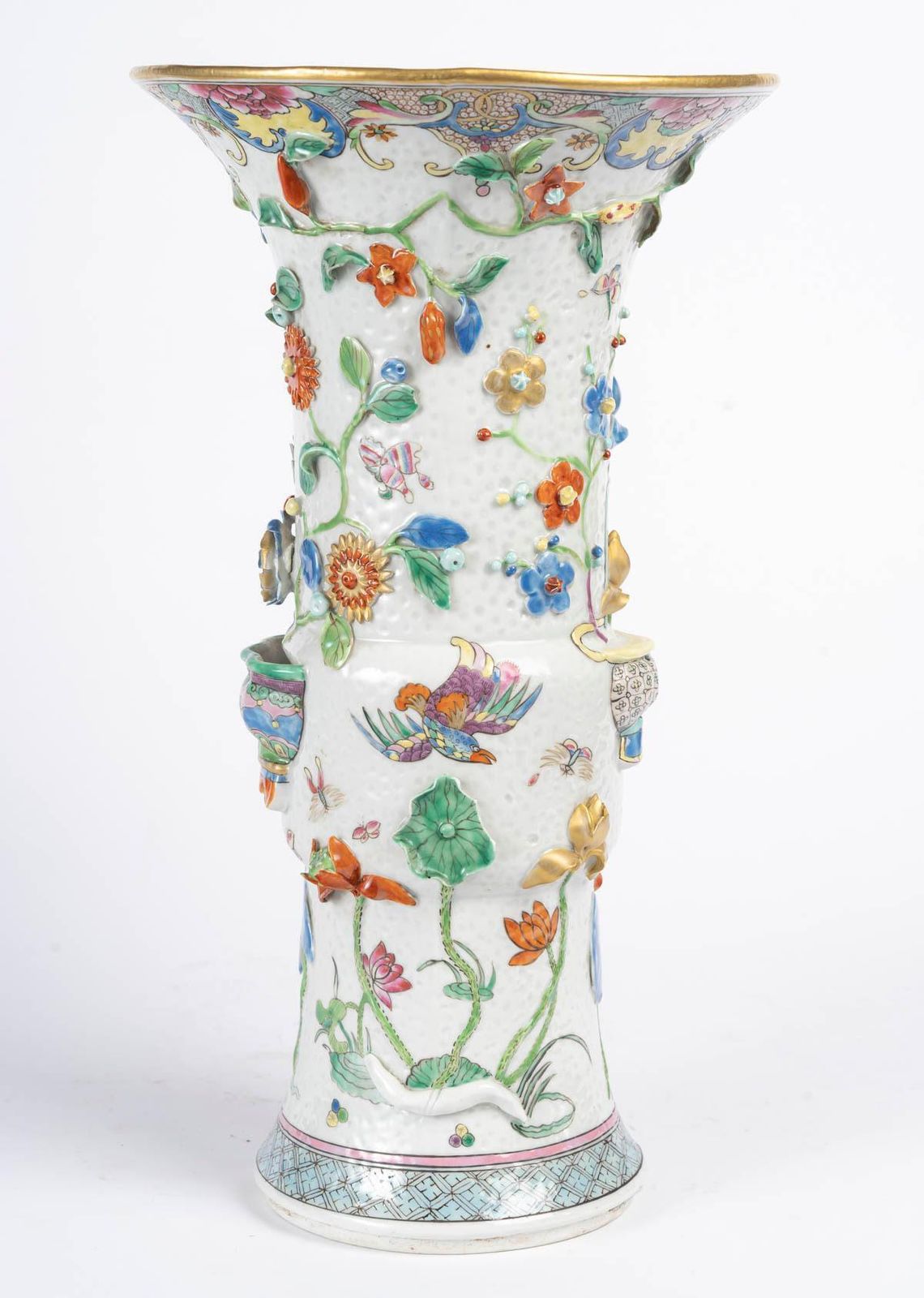 Vase In Glazed Porcelain In The Chinese Style. photo 2438.0