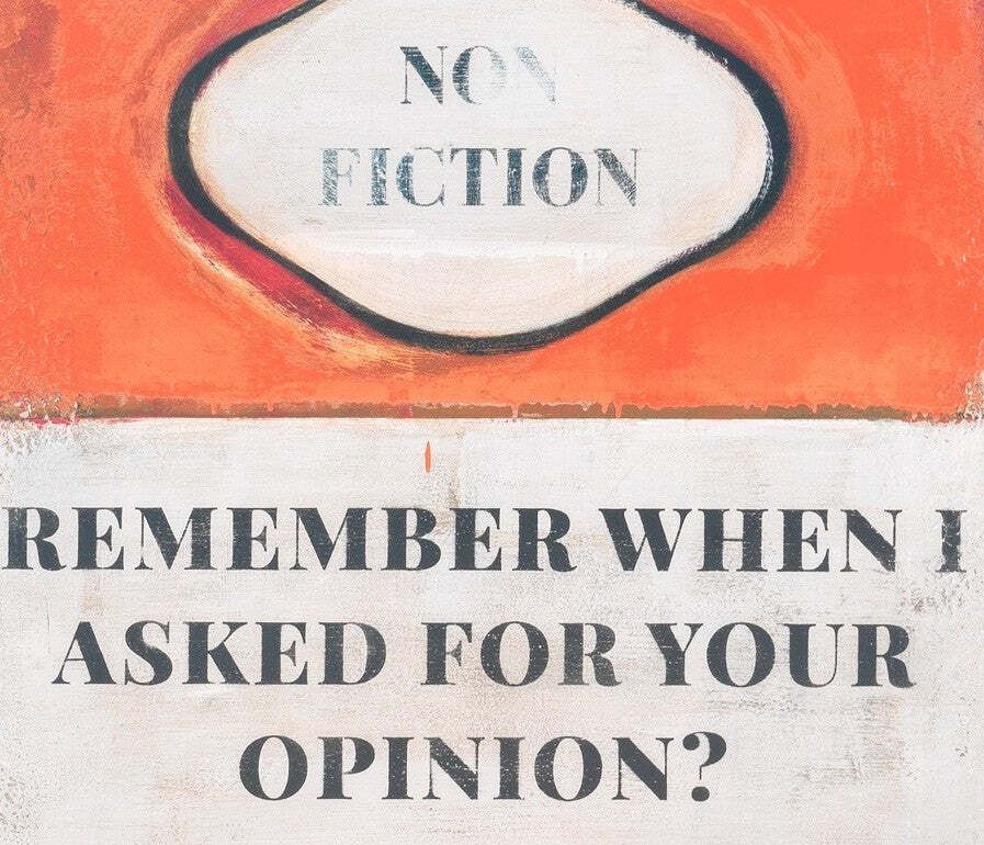 James Mcqueen, Remember When I Asked For Your Opinion (Ap), 2023 photo for sale