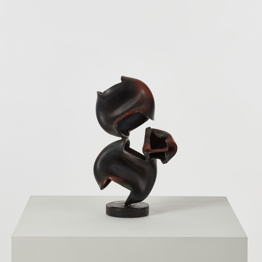 Salvino Marsura Secretary At Lunch Sculpture Treviso, Italy, 1970s photo for sale