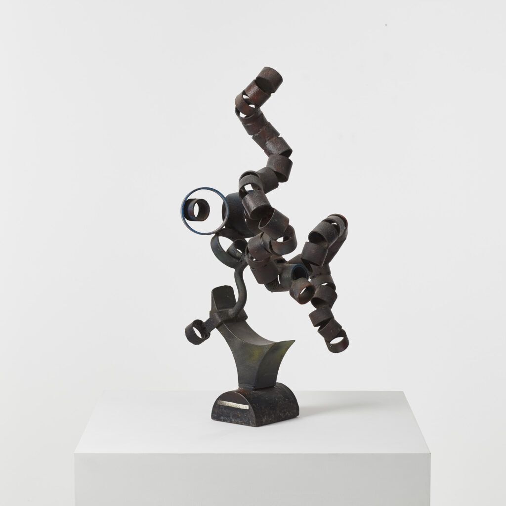 Salvino Marsura Gallo Navigatore Sculpture Treviso, Italy, 1980s photo for sale