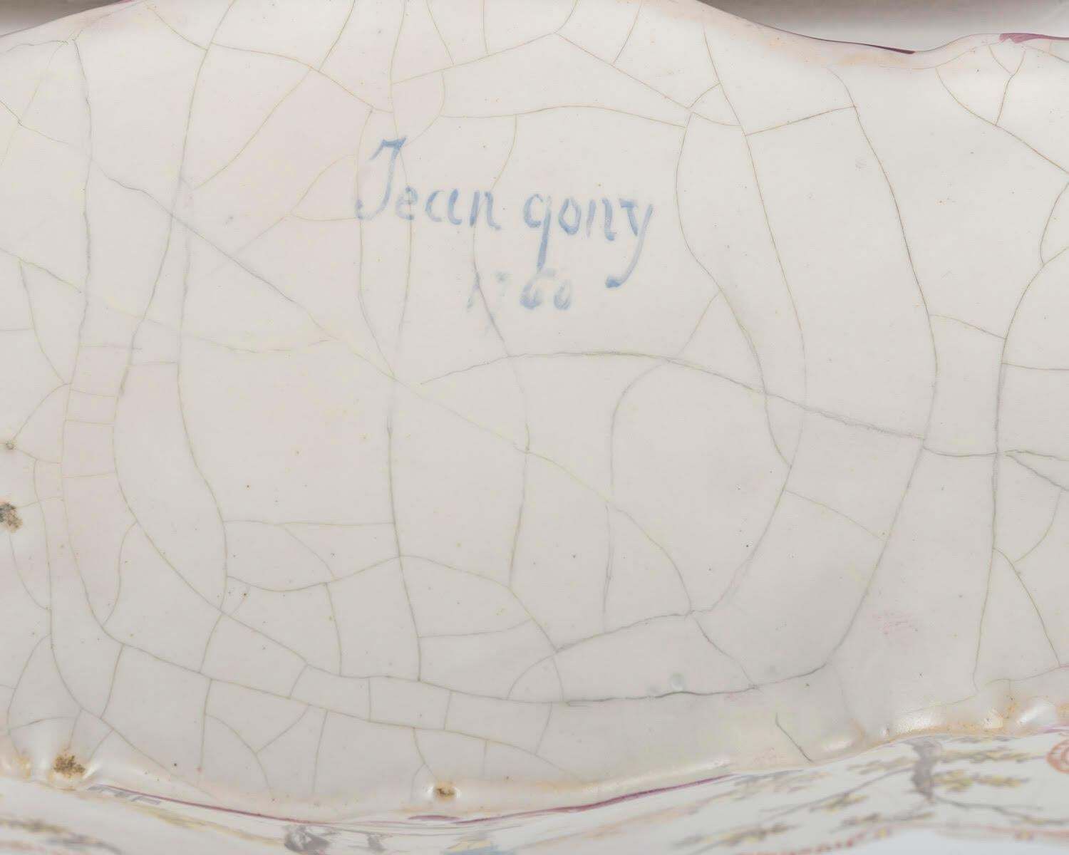 Bouquetière, An 18th Century Porcelain Vase. photo vintage