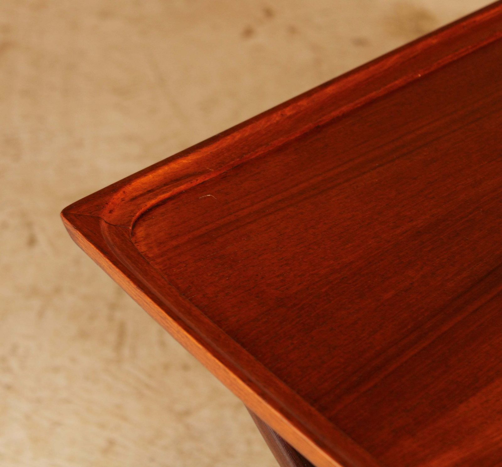 Furniture Danish Mid Century Teak Nest Of Tables By Johannes Andersen For Cfc Silkeborg, Circa 1960s photo