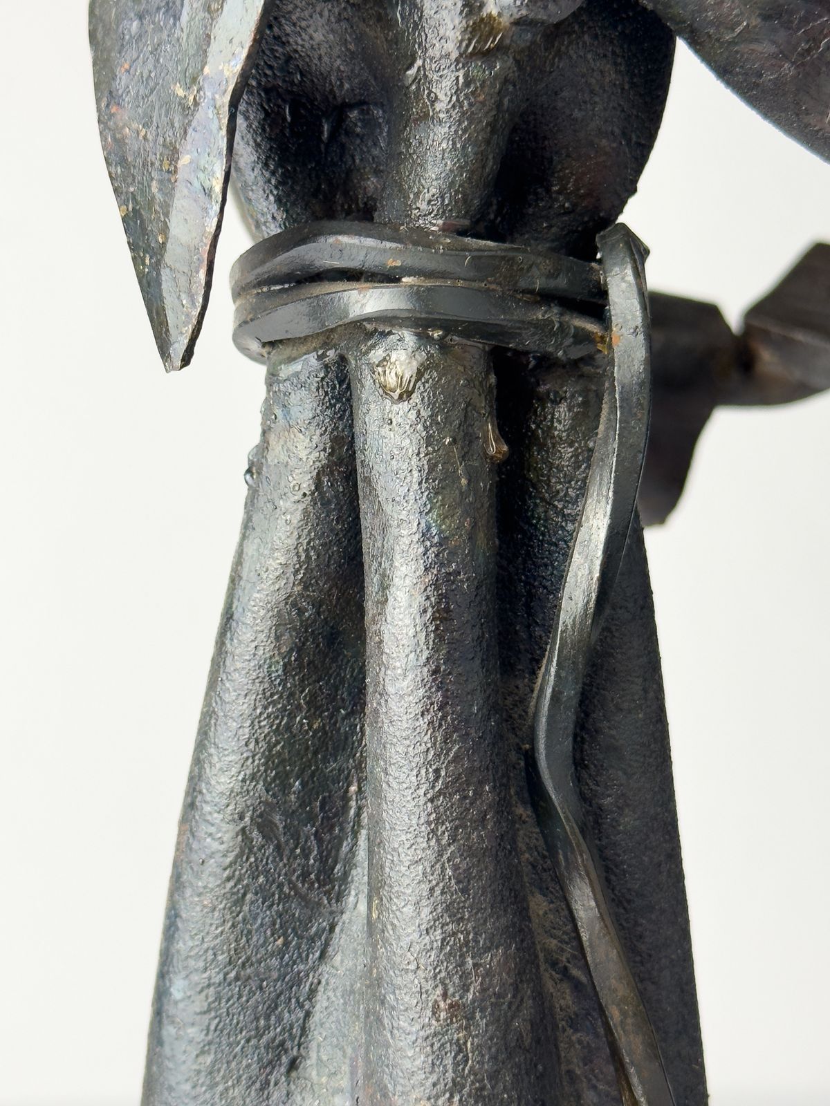 photo buy Vintage Brutalist Sculpture "Monk" By Salvino Marsura, Italy 1970s