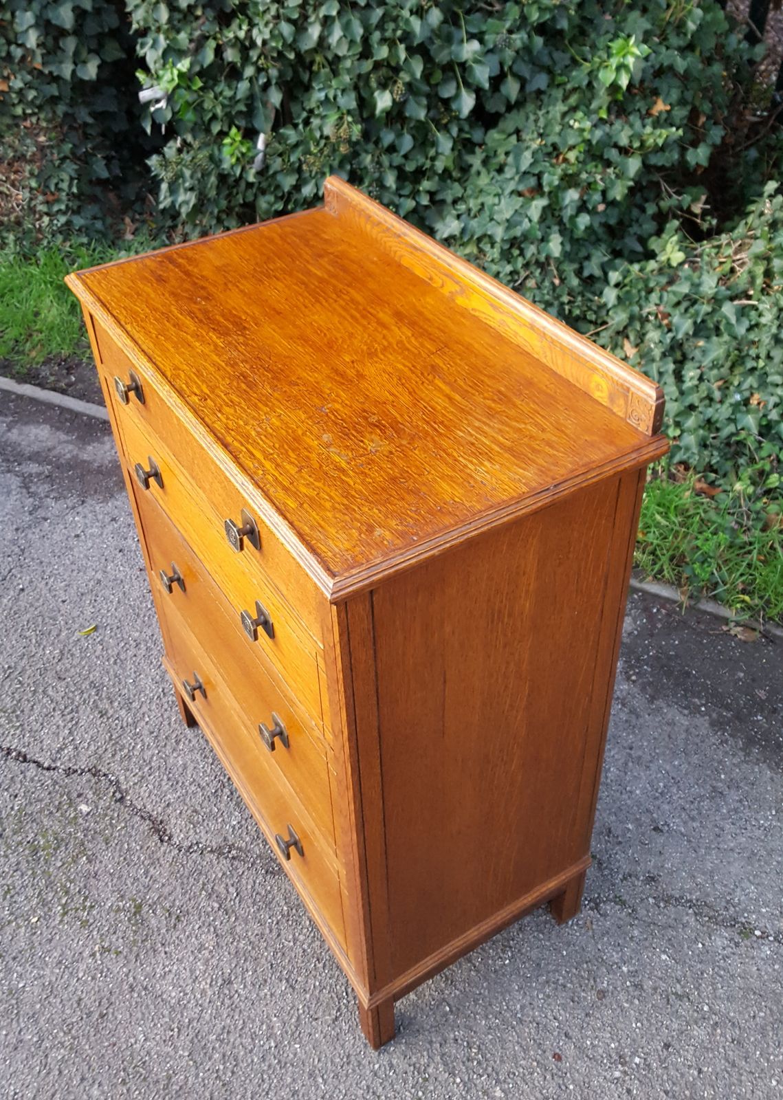 Heals Style Oak Chest Of Drawers photo buy