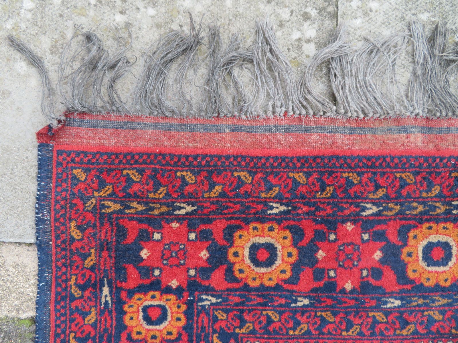 photo for sale Afghan Herat Rug. West Afghanistan. 153cm X 99cm.