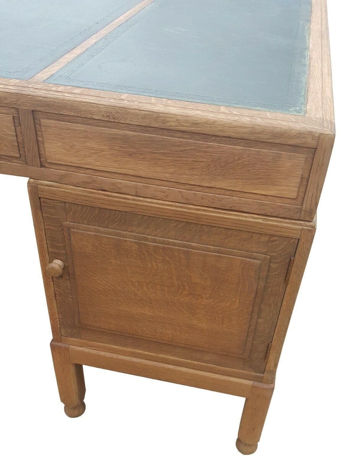 Heals Oak Partners Desk 1920's Heals London photo for sale