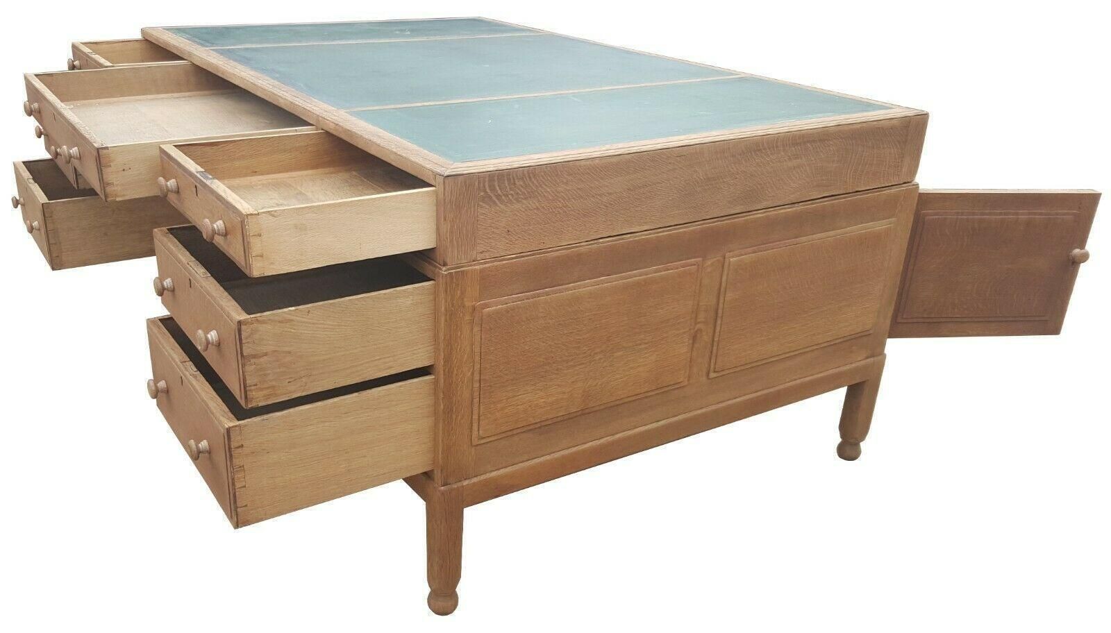 photo furniture Heals Oak Partners Desk 1920's Heals London