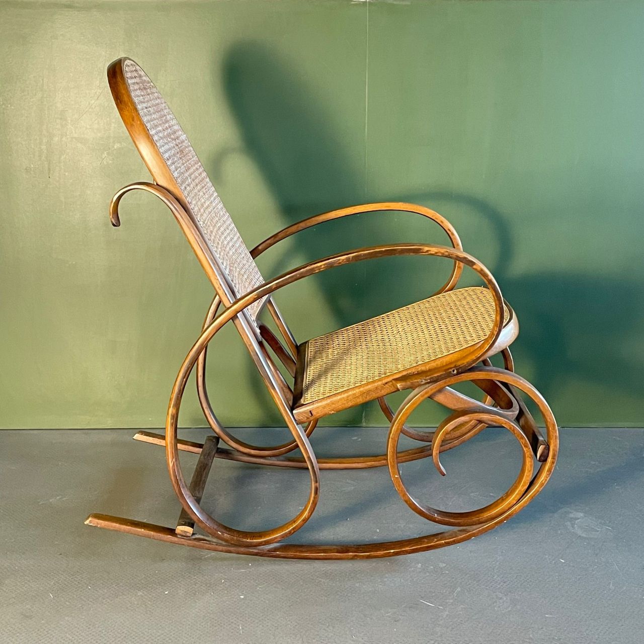 Bentwood And Cane Rocking Chair photo buy