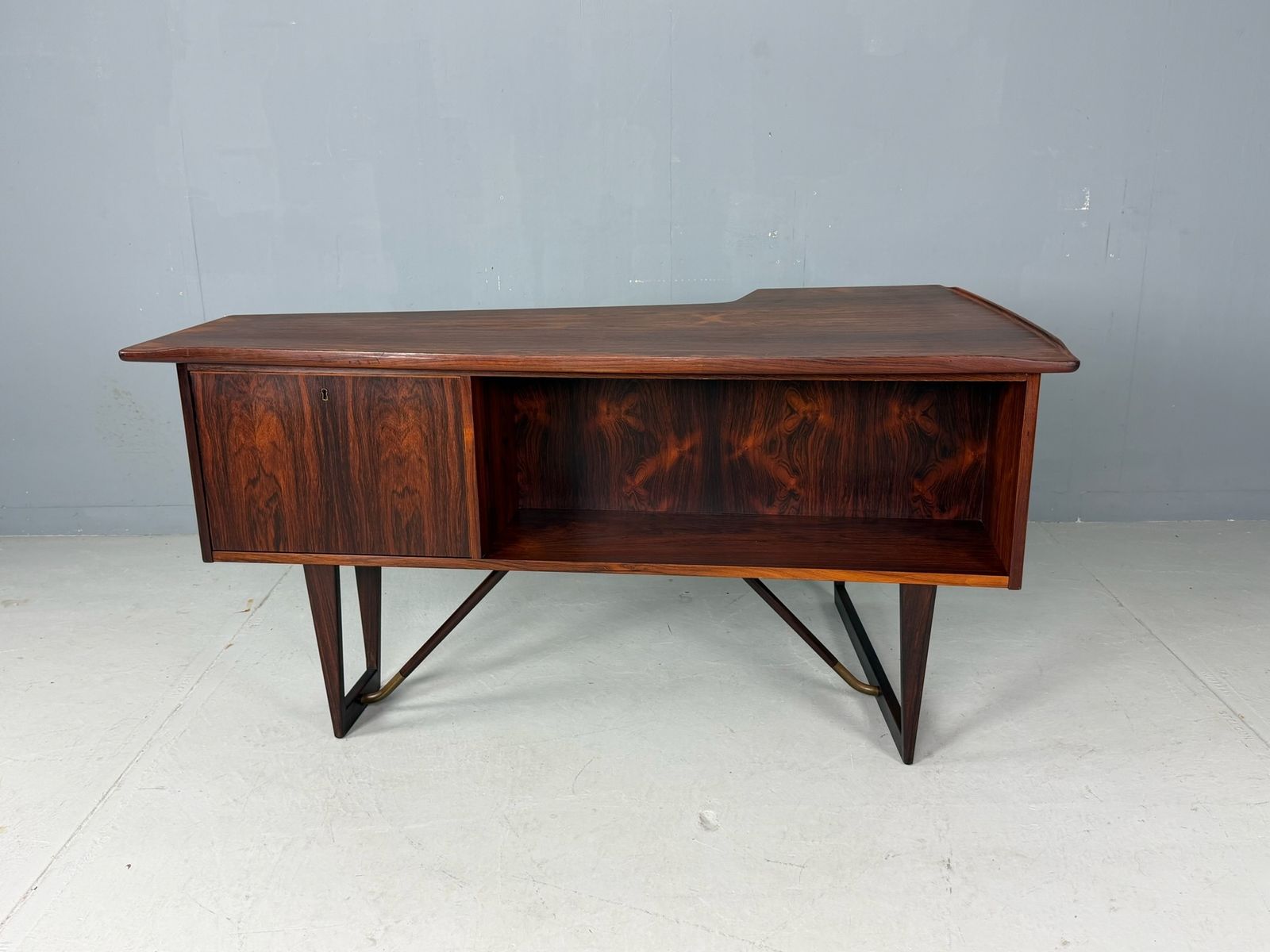 photo for sale 1960s Peter Løvig Nielsen 'Boomerang' Desk Hedensted Møbelfabrik