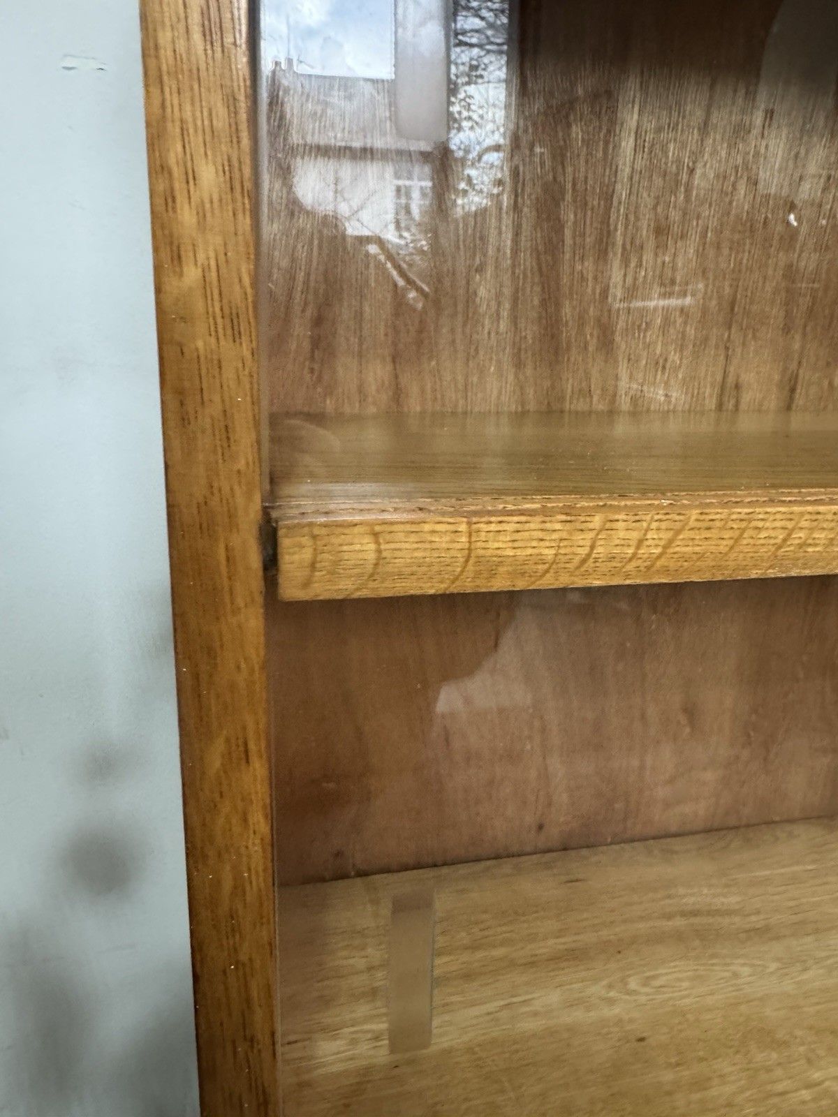 Mid Century Retro Vintage Shelves Displa Cabinet Bookcase photo 185.0