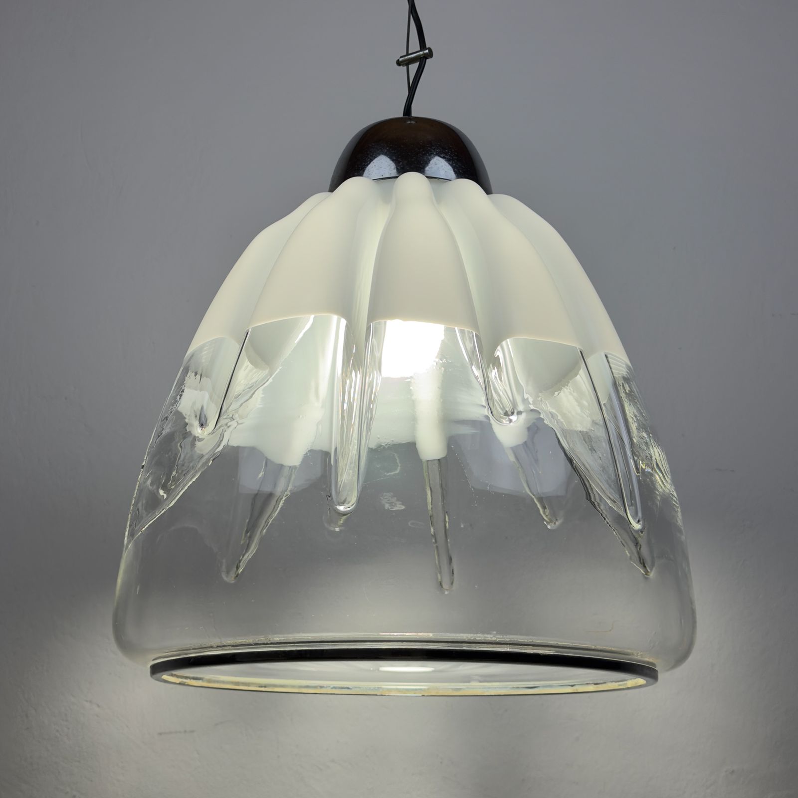 photo vinterior Original Murano Pendant Lamp By Toni Zuccheri For Veart, Italy 1960s