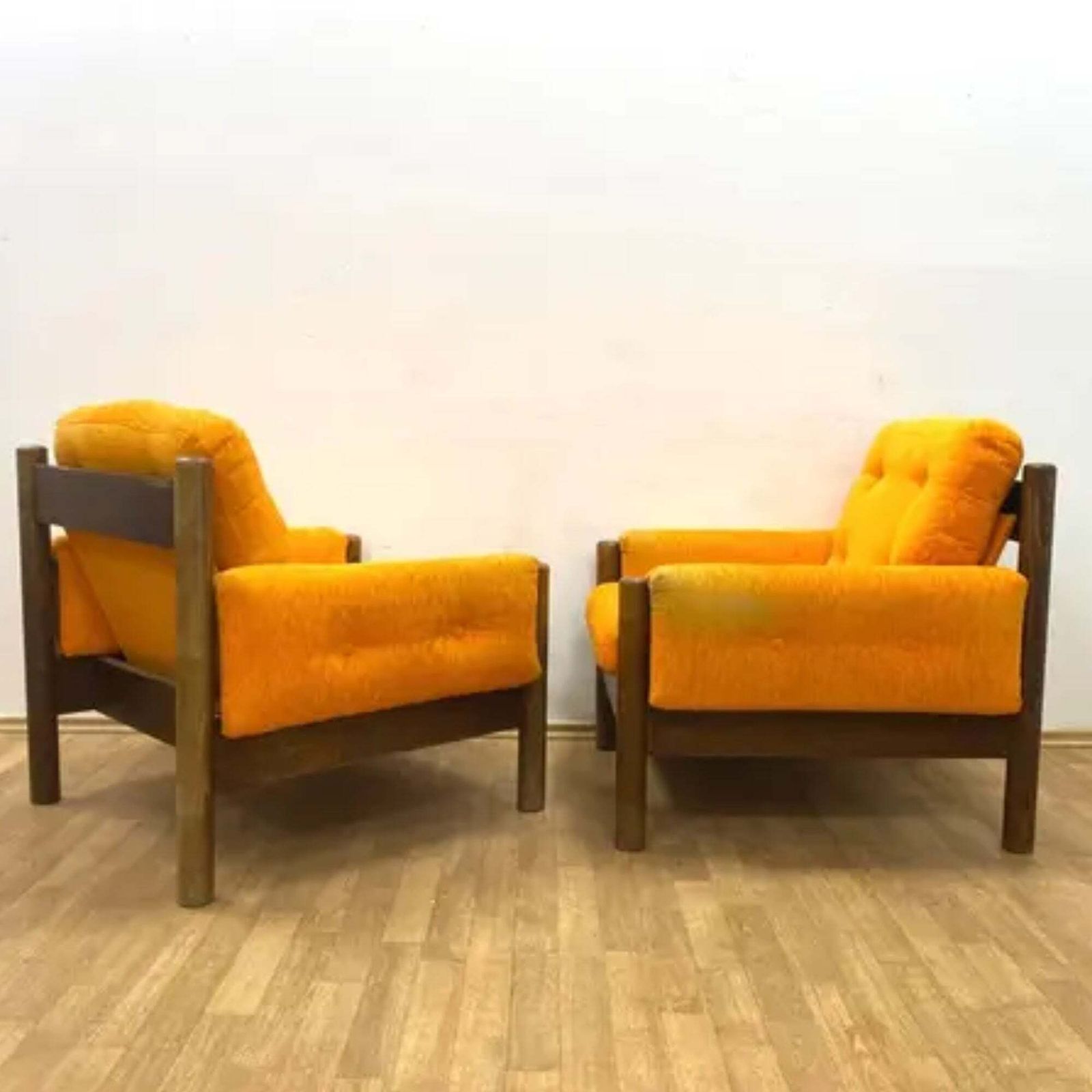 Mid Century Zitset (Fauteuils & Bank), Jaren 1970