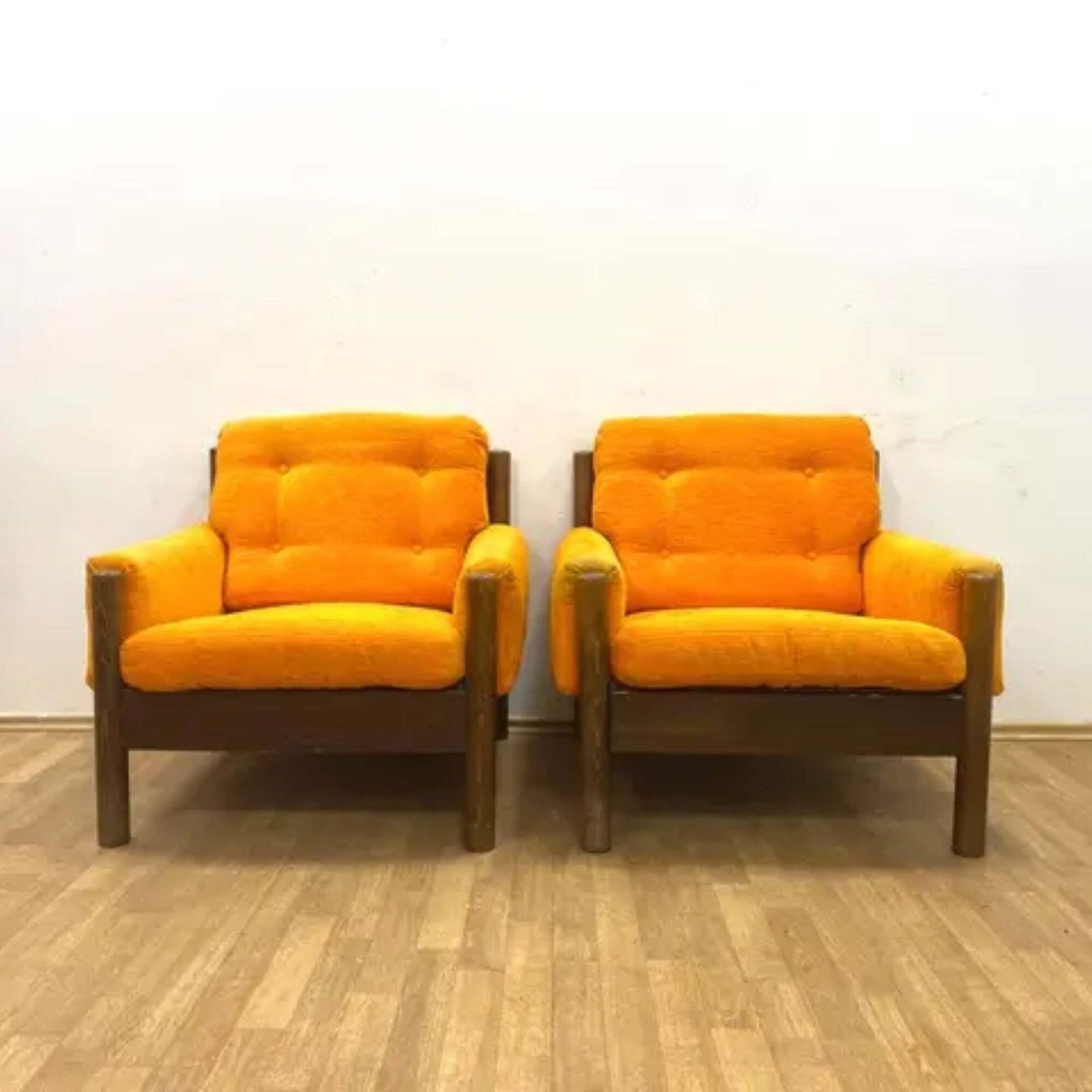 Mid Century Zitset (Fauteuils & Bank), Jaren 1970 photo Meubels