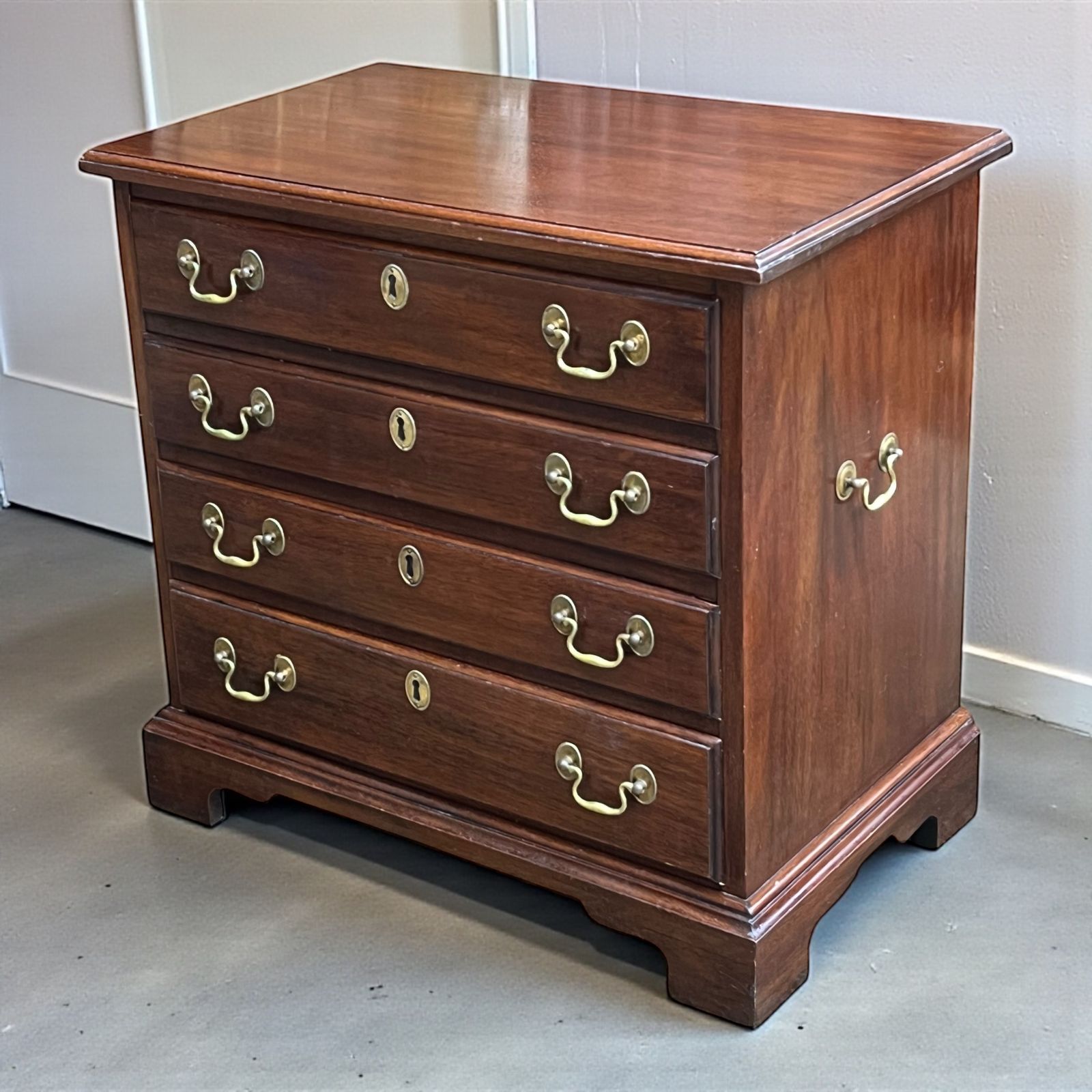 Henkel Harris Solid Mahogany Chest Of Drawers