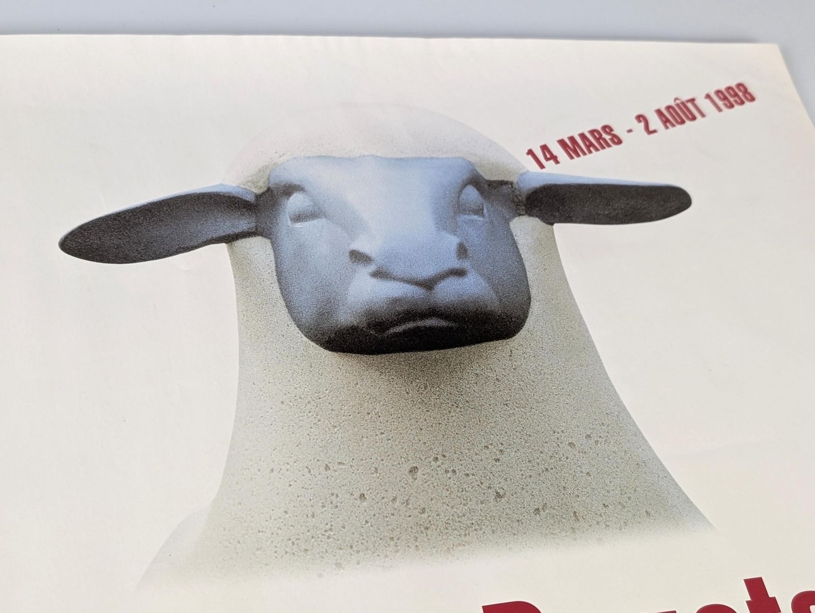 Original Exhibition Poster Of Les Lalanne "à Bagatelle" Hand Signed, 1998 photo for sale