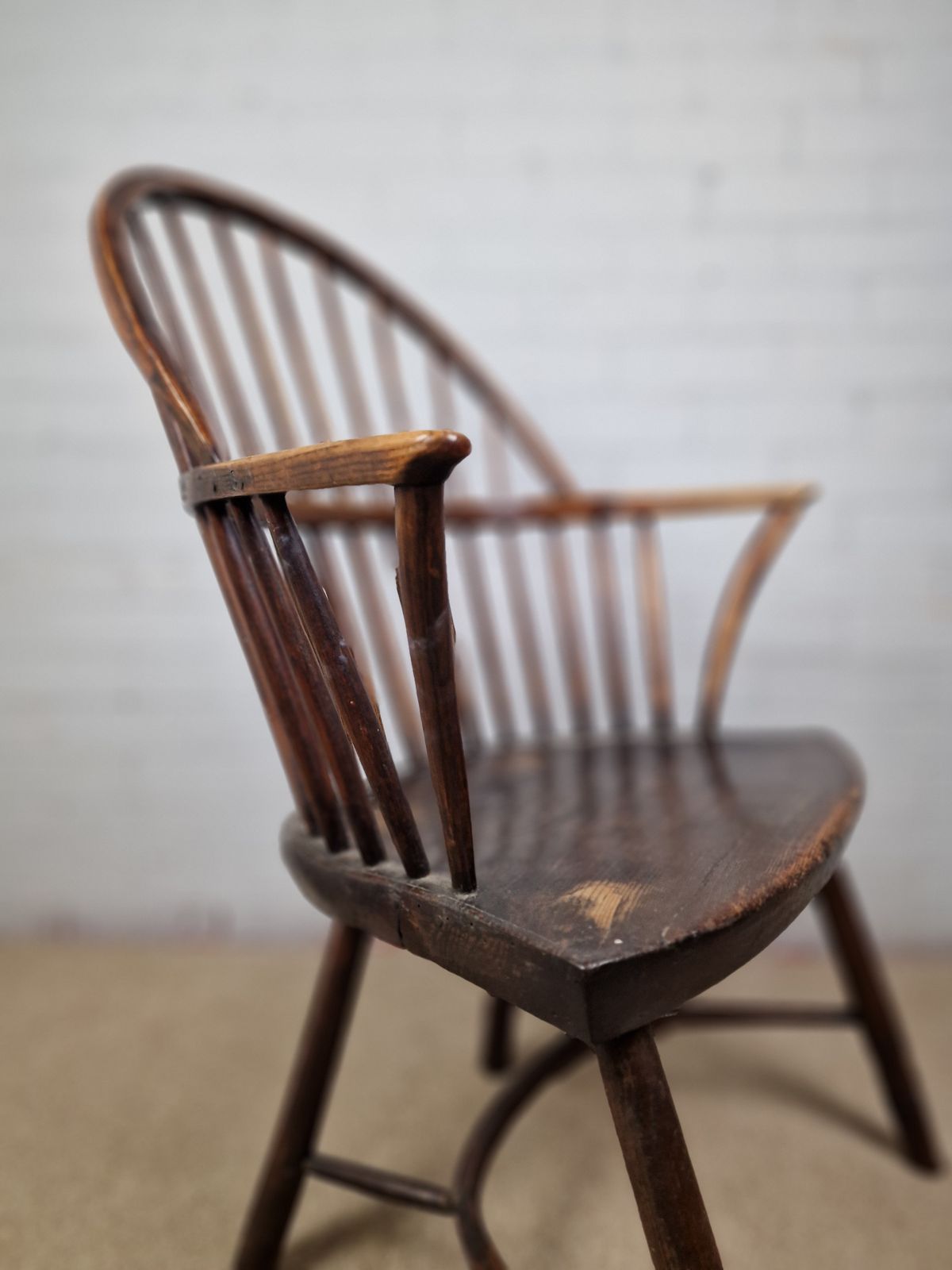 photo vinterior Windsor Chair In Ash And Elm   Early 19th Century (Circa 1806)