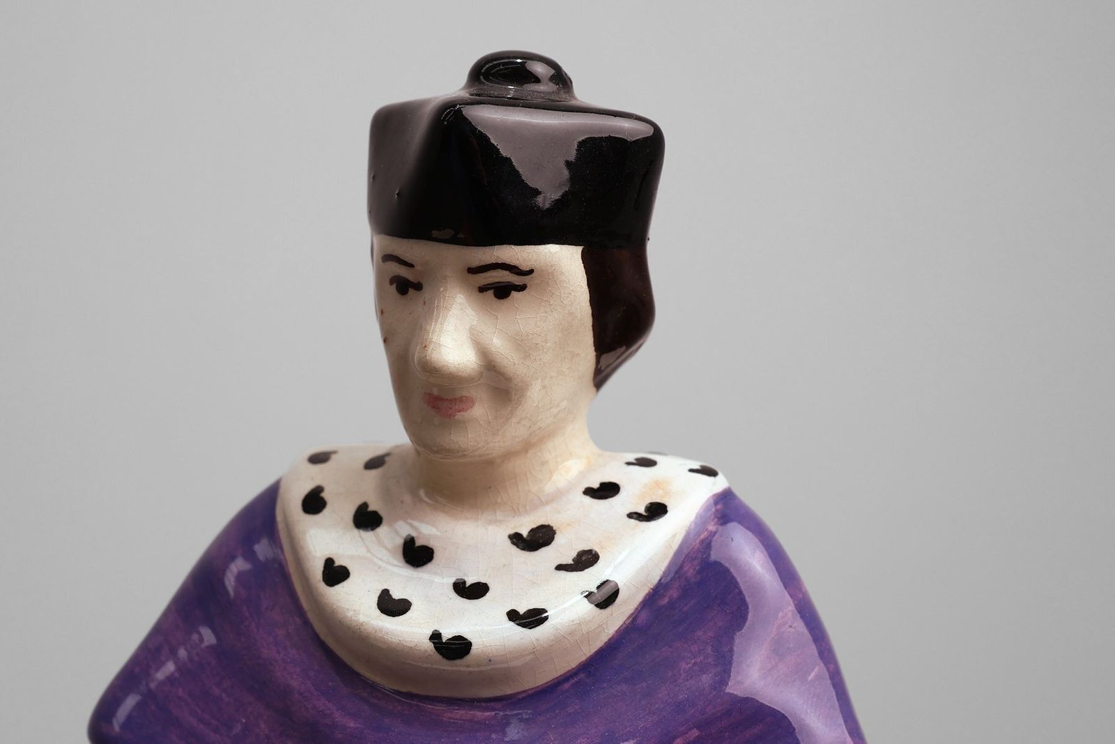 St. Yves Earthenware Statue By Jos Kervella For Henriot Quimper, France, 1947 photo buy