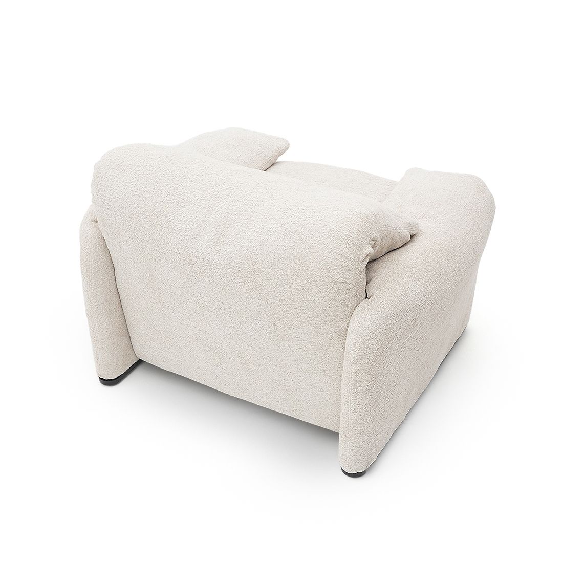“Maralunga” Armchair With Pouf By Vico Magistretti For Cassina, 1970s photo Furniture