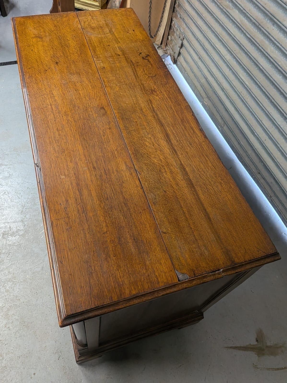 Georgian Solid Oak Mule Chest With 4 Drawers photo 484.0