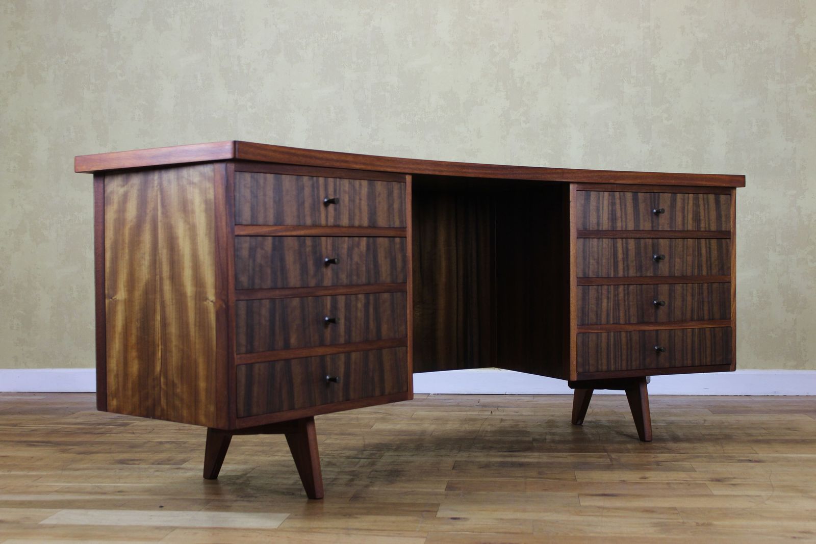 Mid 1950’s Dark Walnut Large Dressing Chest photo furniture