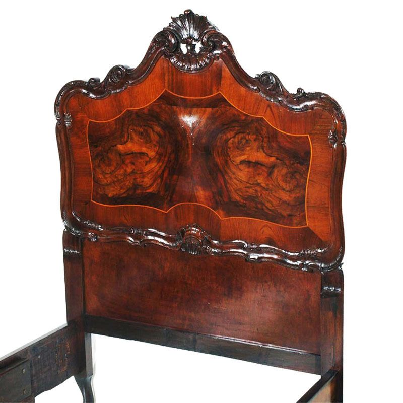 Pair Of Testolini Double Beds, Venice, Early 20th Century photo 9800.0