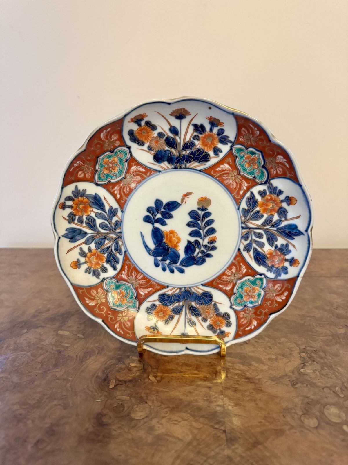 Fantastic Quality Collection Of Five Antique Japnese Imari Plates photo 545.0