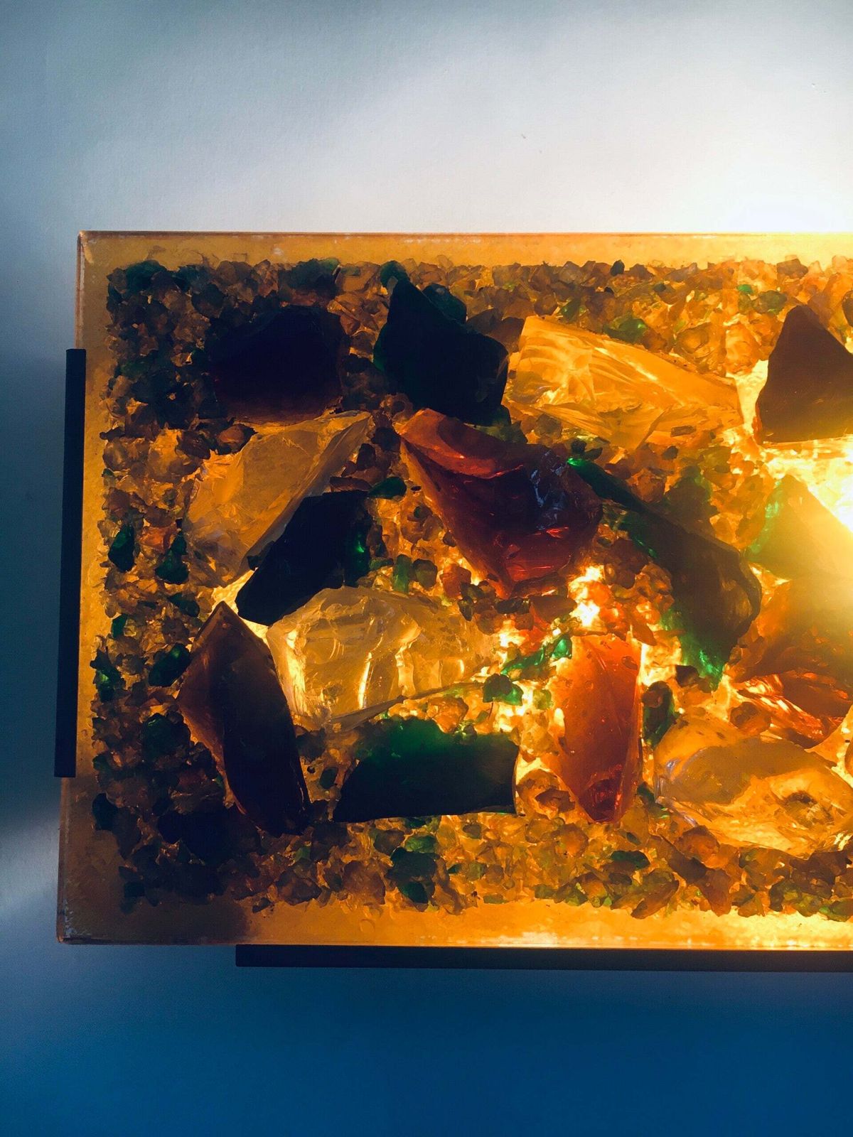 Verlichting Vintage Design Art Glass Wandlamp Van Cosack Leuchten, Duitsland, Ca. Jaren 1960 photo