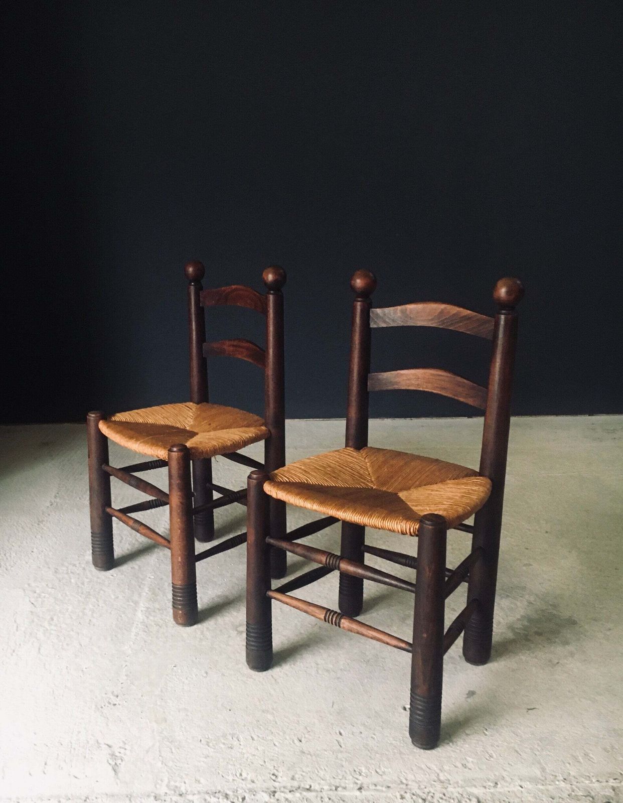 Meubels Eetkamerstoelen In French Provincial Stijl Van Charles Dudouyt, Frankrijk, Jaren 1940 photo