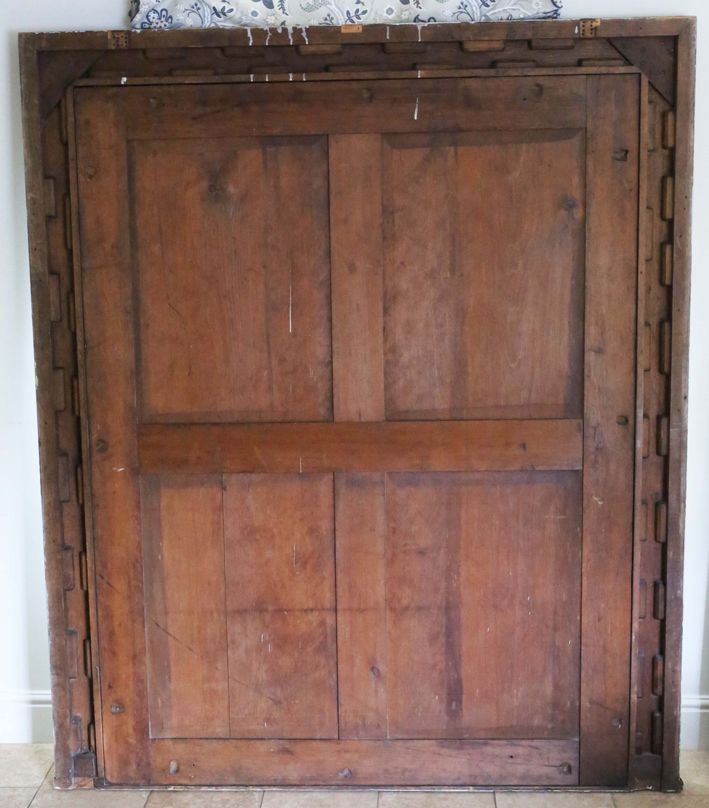 Antique Late 19th Century Very Large Floor Or Overmantle Wall Mirror – Fine Quality photo vintage