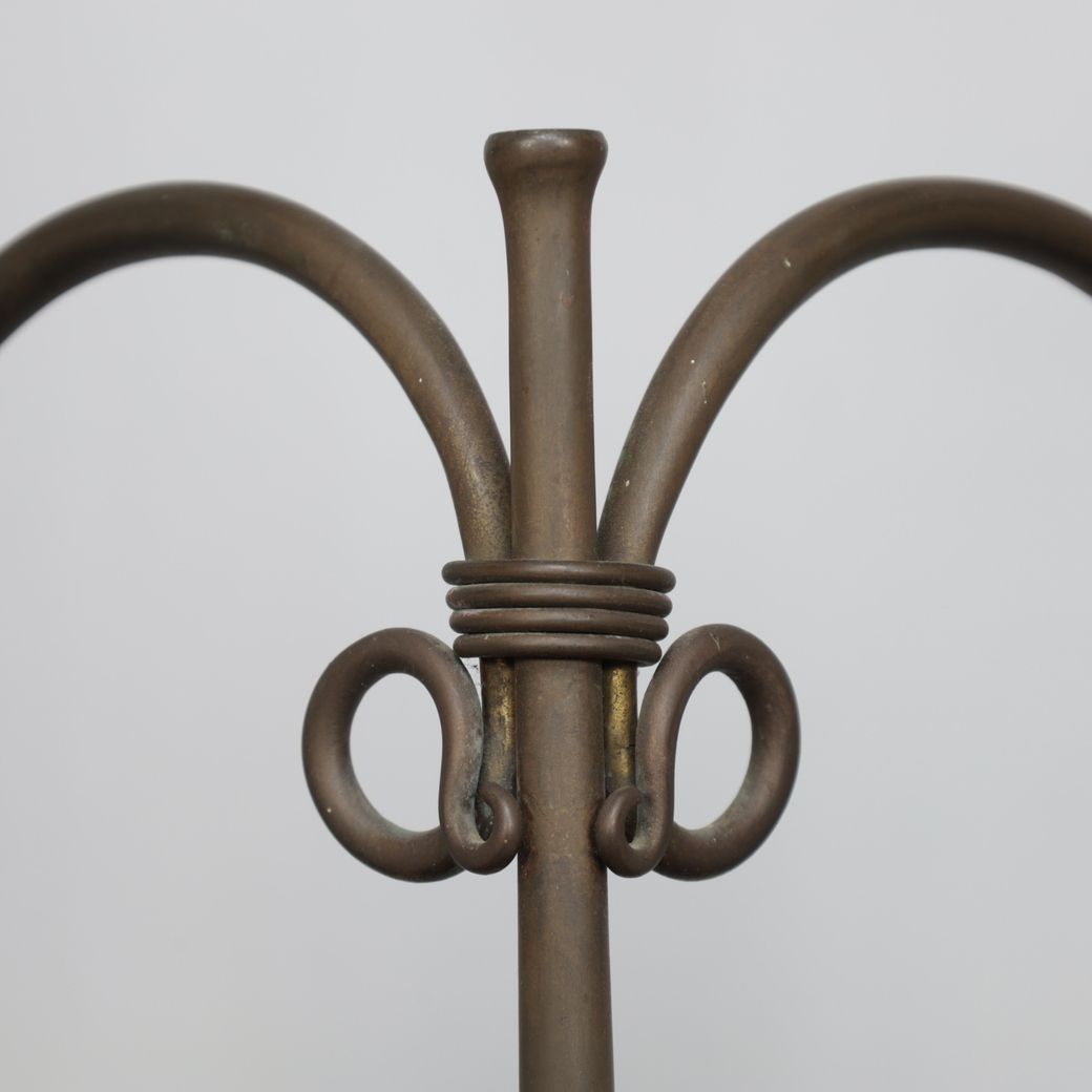 Unique Hand Forged Floor Candelabra, Netherlands, C. 1925–1938 photo buy