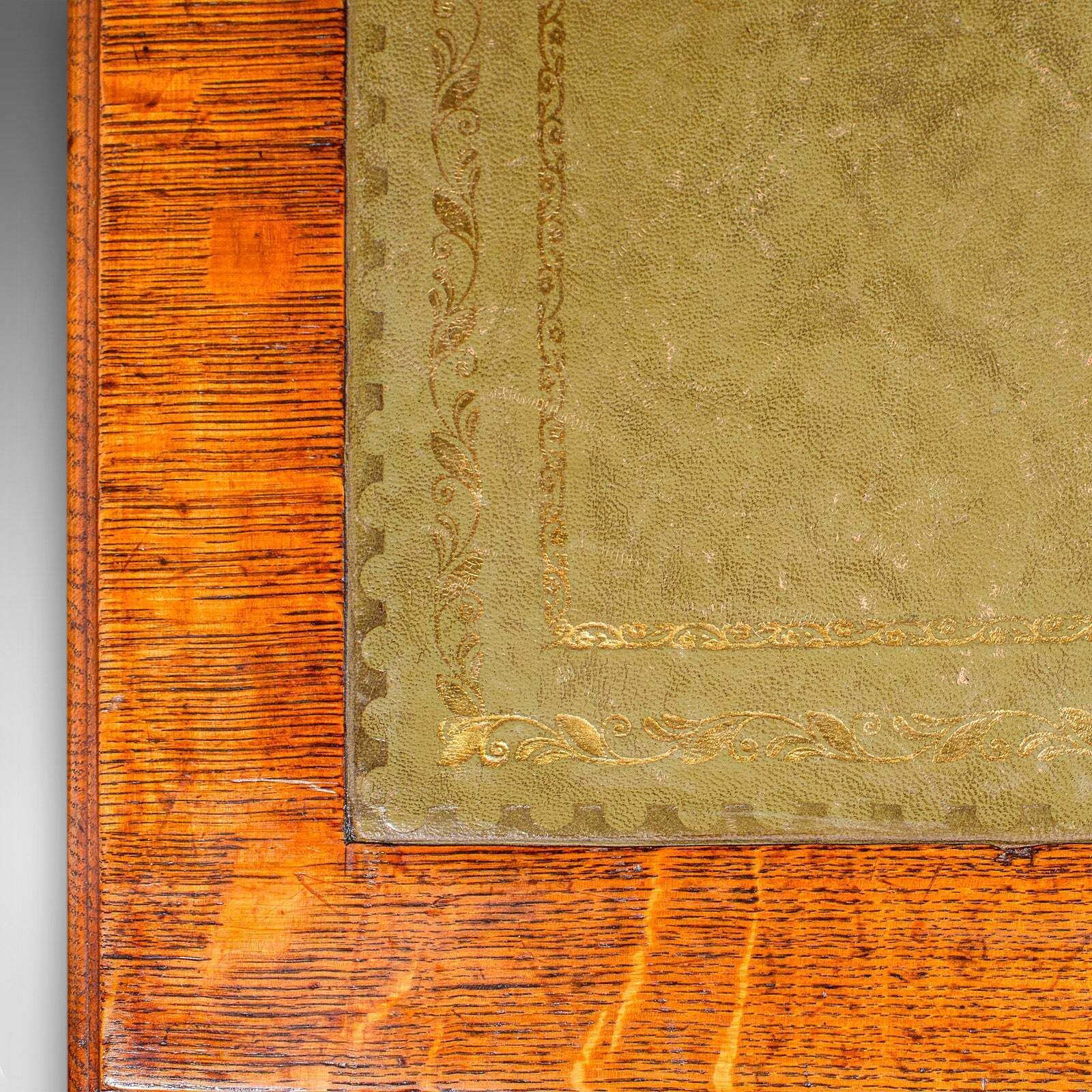 photo for sale Antique Estate Manager's Kneehole Desk, Scottish, Oak, Country House, Victorian