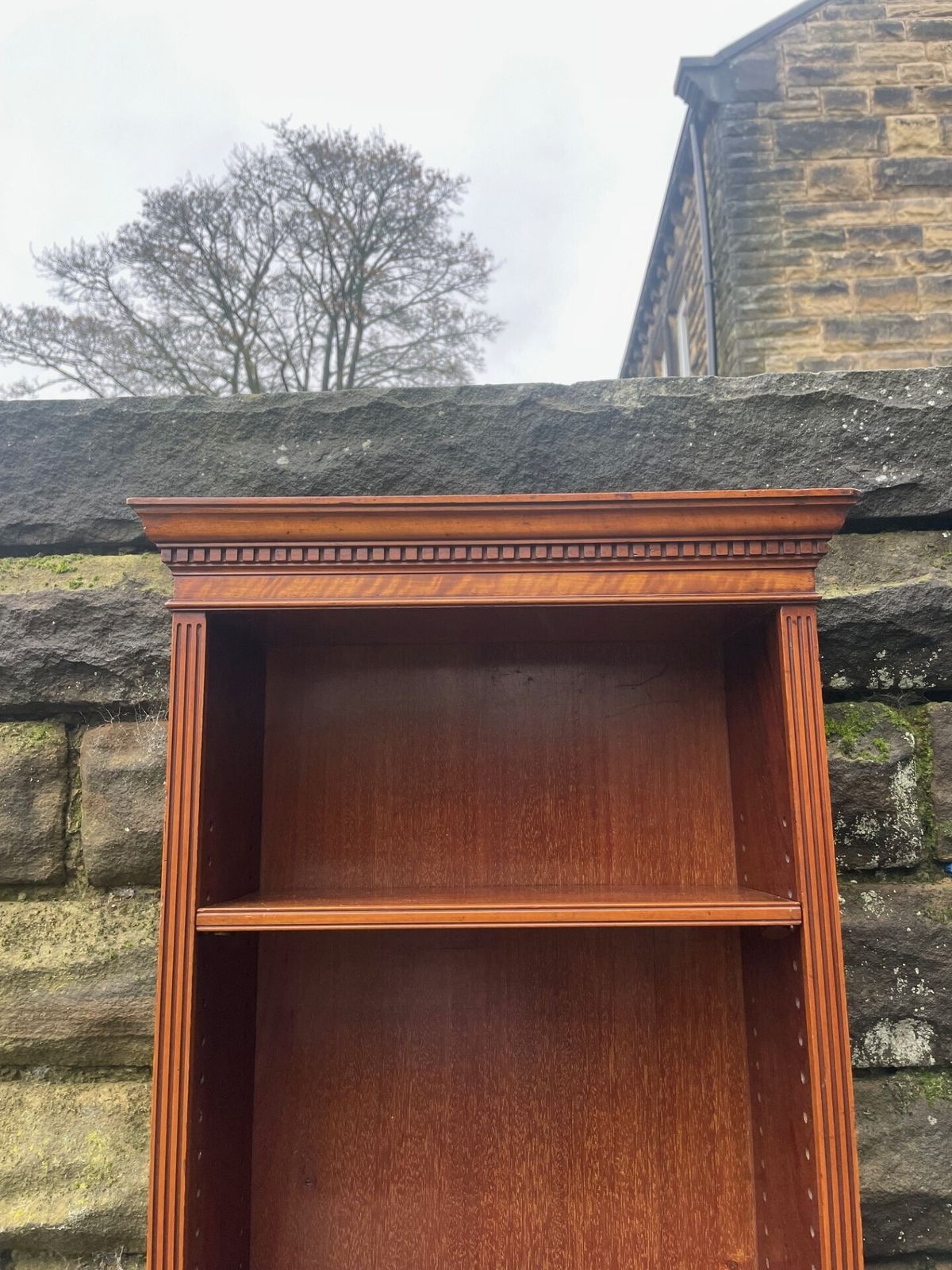 Antique Satinwood Wall Shelves photo Furniture