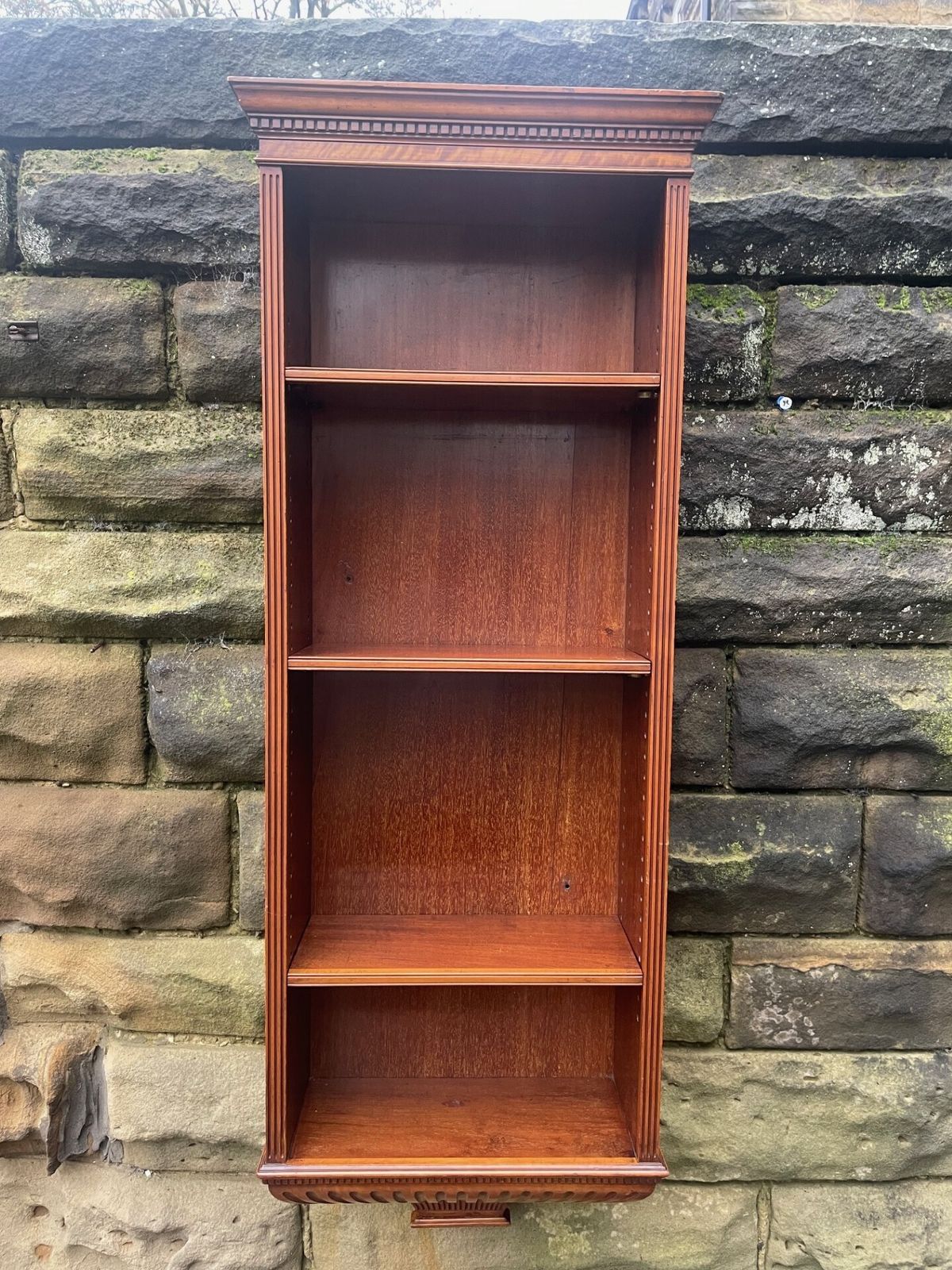 photo for sale Antique Satinwood Wall Shelves