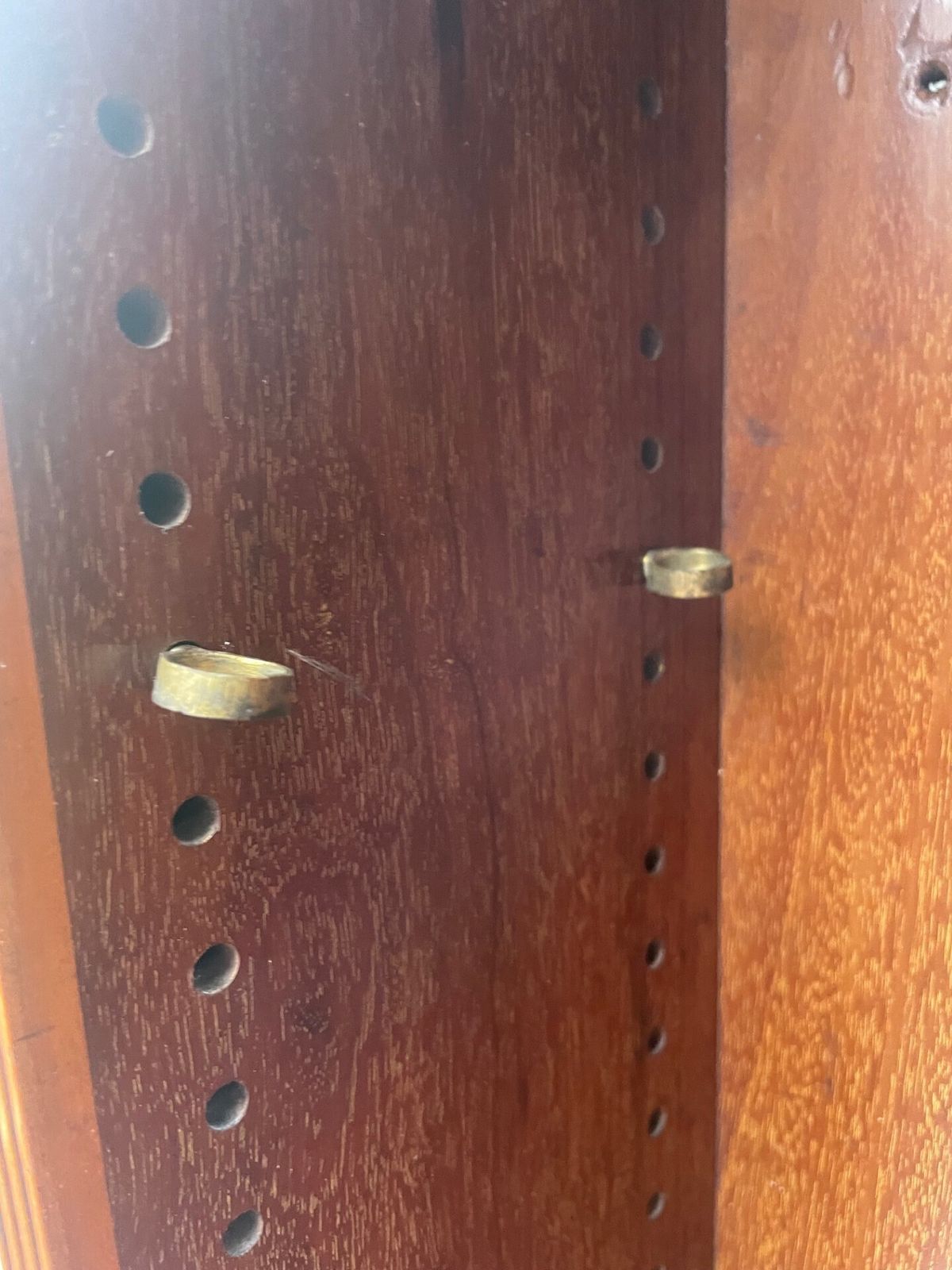 Furniture Antique Satinwood Wall Shelves photo