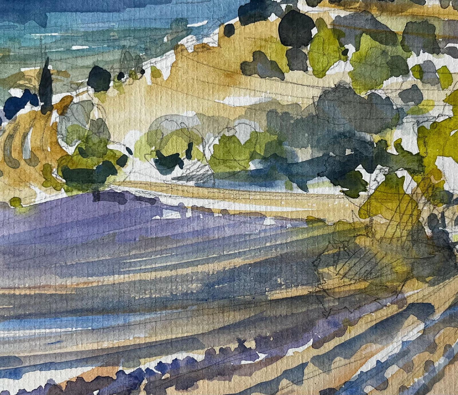 Pierre Neveuprovence Lavender Fields Rolling Hills And Cypress Trees French Landscape photo buy