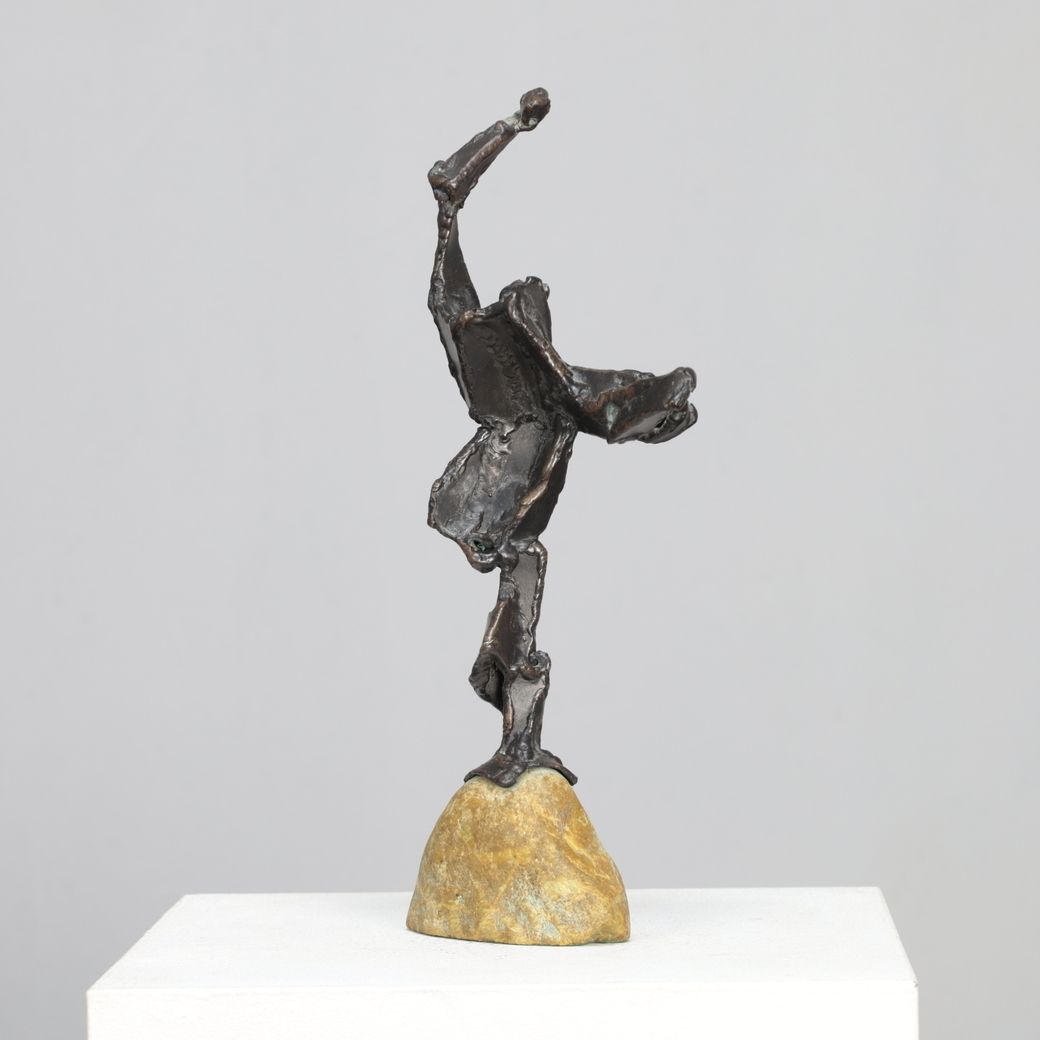 Bronze Sculpture By Dutch Artist Hugo Hol, 1970s photo for sale