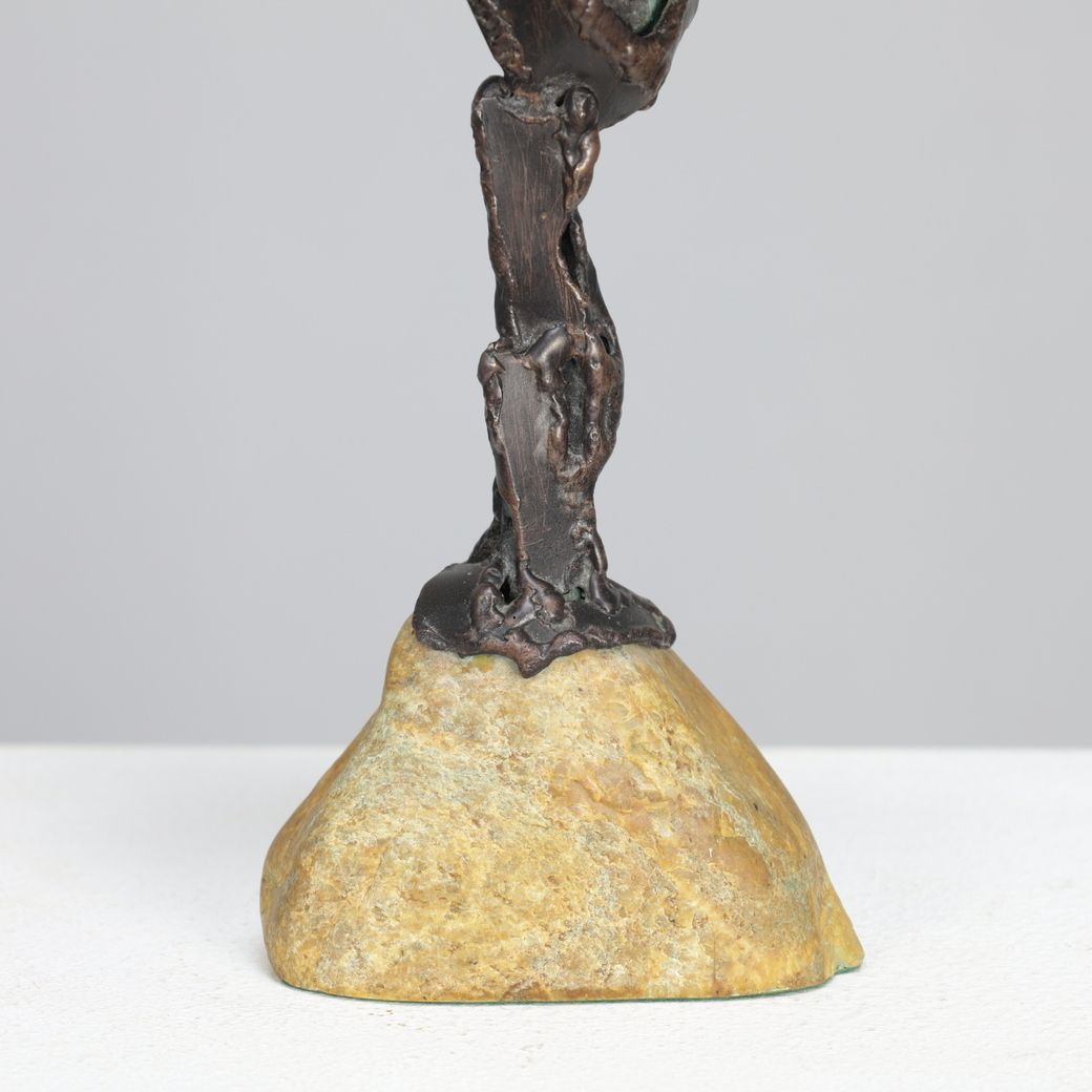 Bronze Sculpture By Dutch Artist Hugo Hol, 1970s photo vinterior