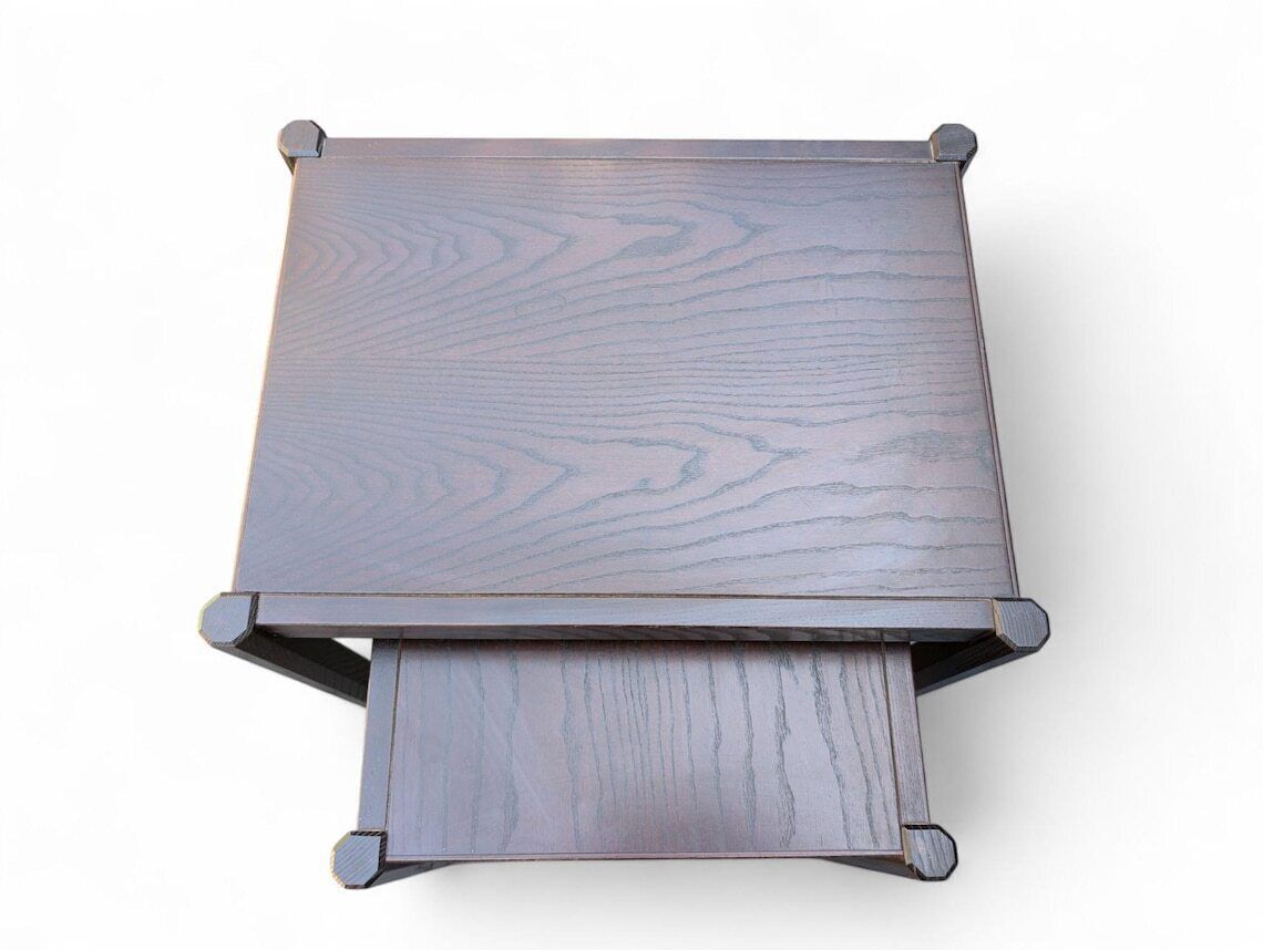 Dutch Design Nesting Tables In Teak And Veneer  Mid Century Modern Side Tables photo 160.0