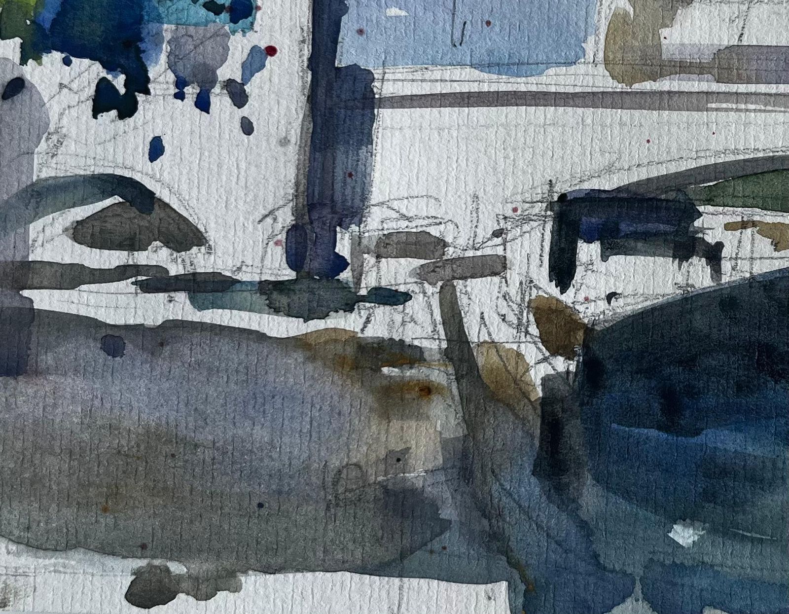 Pierre Neveunotre Dame Cathedral Paris River Seine Bridge French Watercolour By Pierre Neveu photo buy