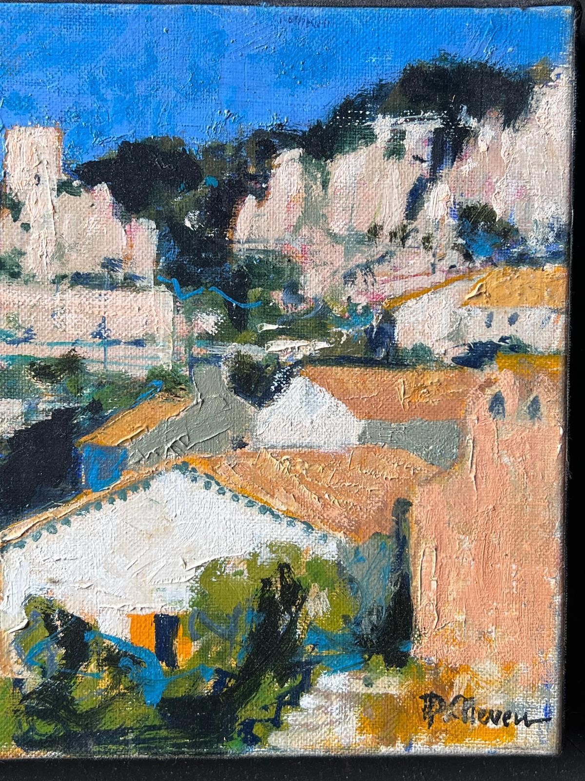 Pierre Neveufrench Post Impressionist Oil Painting Balazuc South Of France Town Landscape photo 969.0