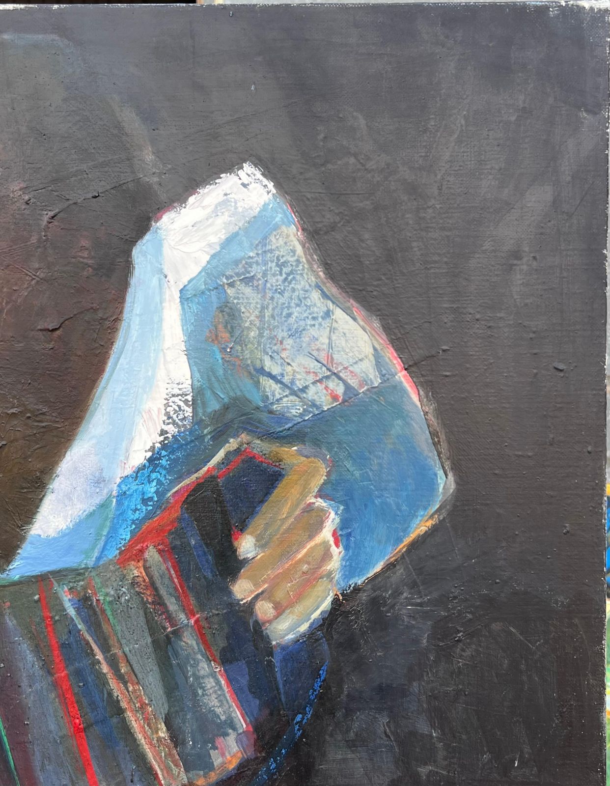 Jacqueline Verdet (1931 2023)huge French Contemporary Modernist Abstract Oil Painting Shapes And Forms photo 1445.0