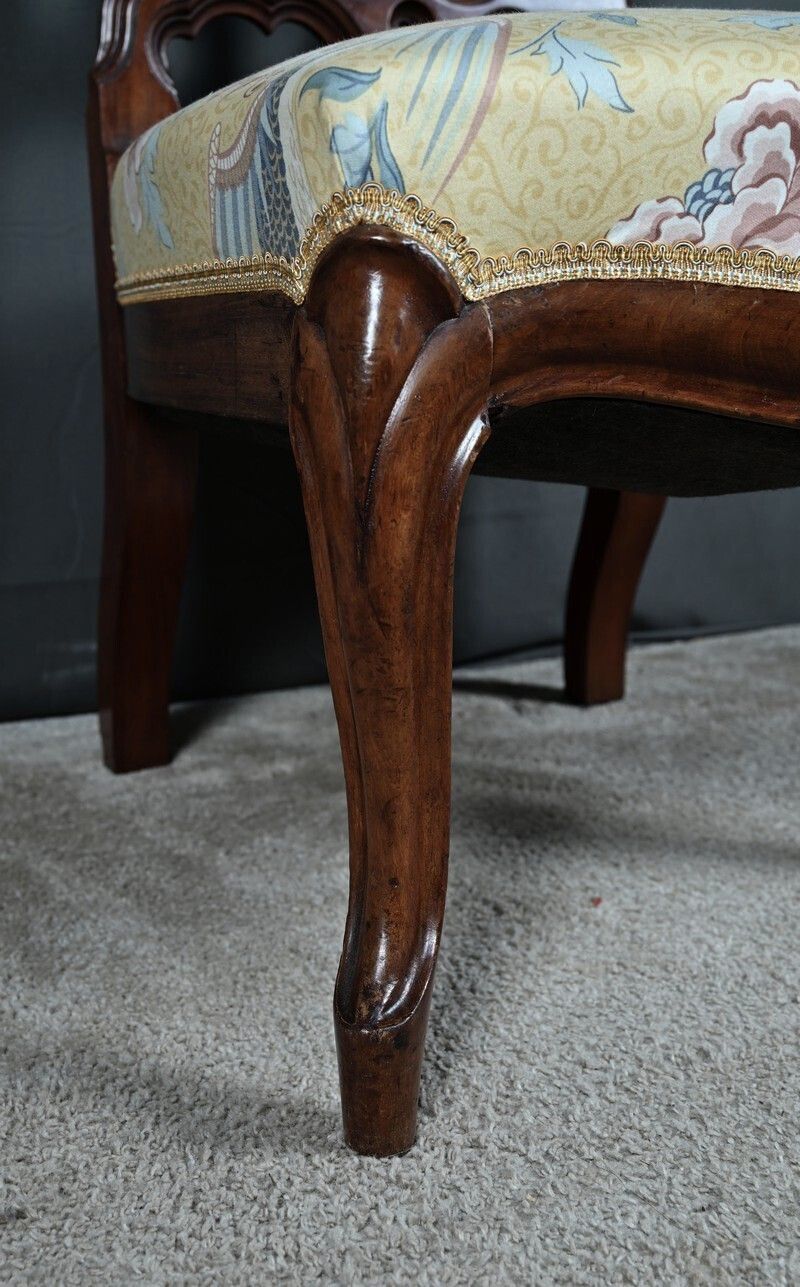 Mahogany Wet Nurse's Chair Napoleon III Period  Second Half Of The 19th Century photo vinterior