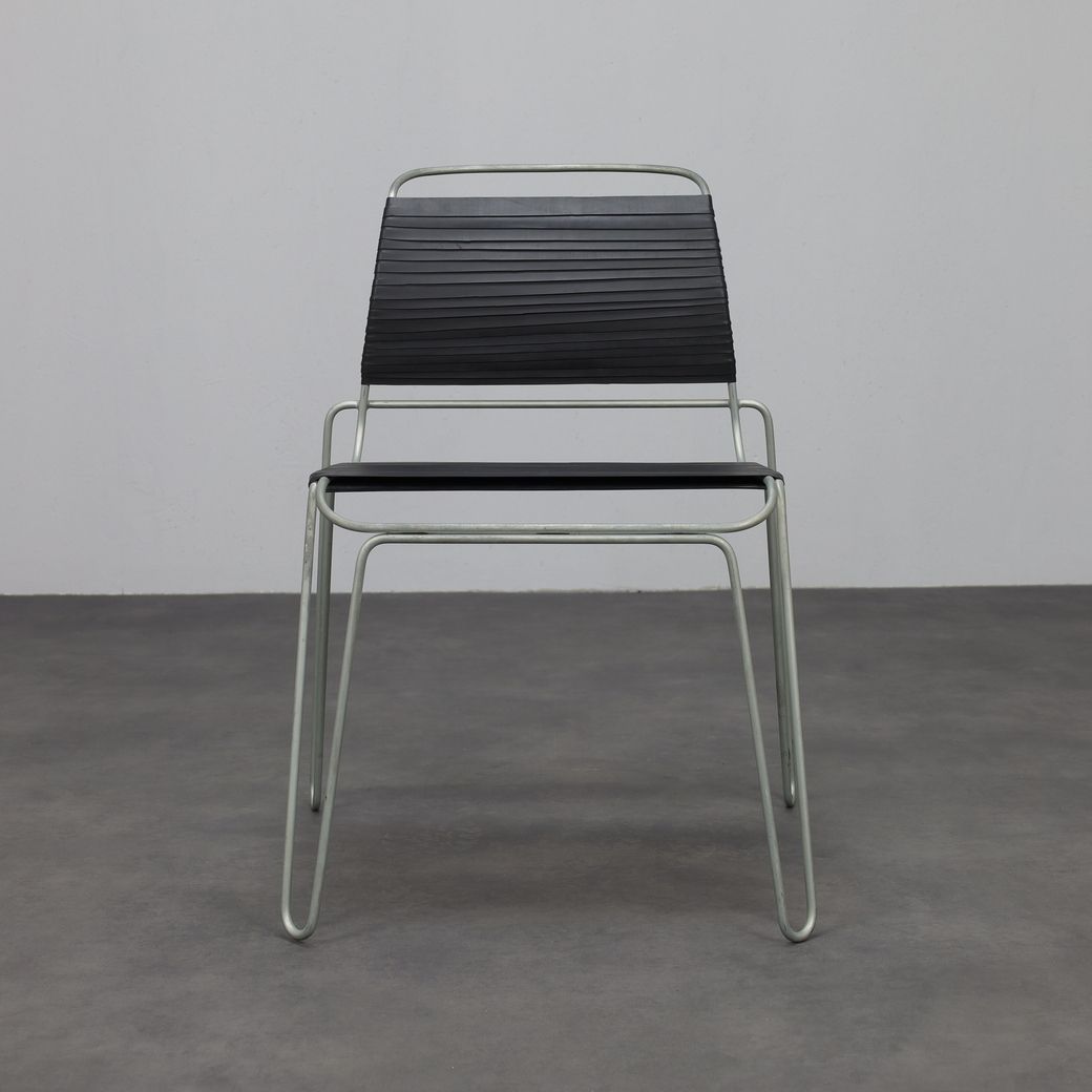 Pair Of “Rubber Band” Chairs By Tom Dixon, Uk, 2005 photo for sale