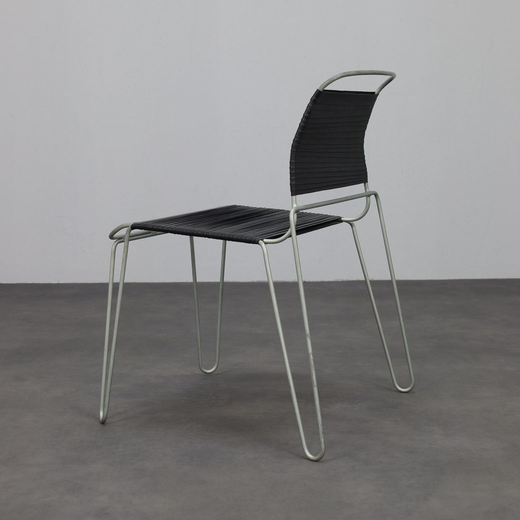 Pair Of “Rubber Band” Chairs By Tom Dixon, Uk, 2005 photo vinterior