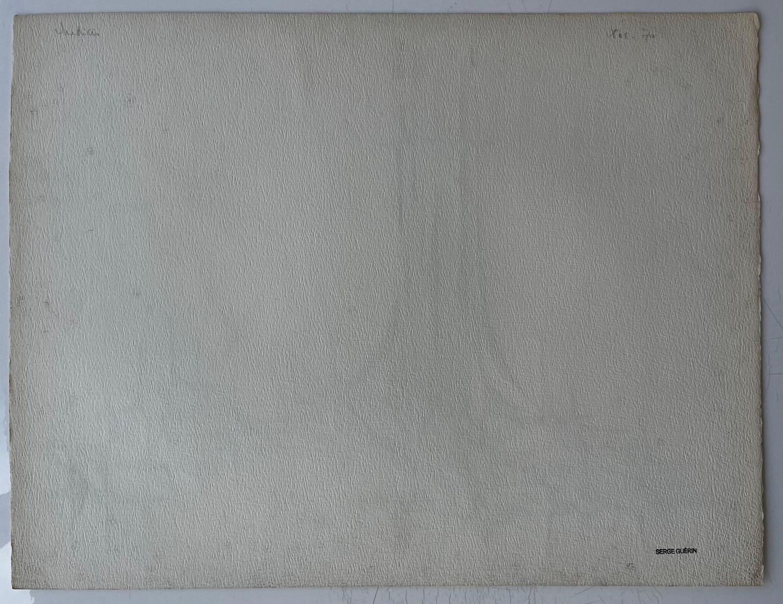 Serge Guerin (1916)mid Century French Architectural Abstract Ink Drawing Signed Serge Guerin photo buy